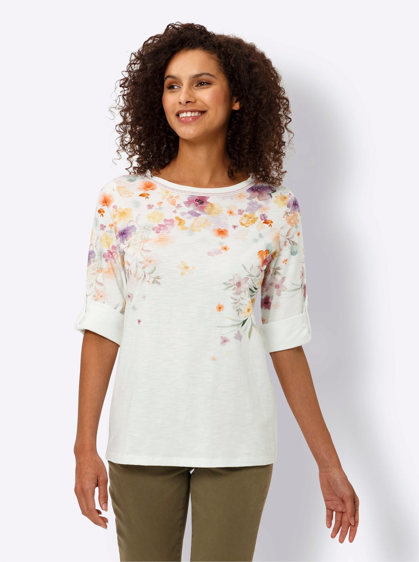 heine Shirt met 3 4 mouwen Shirt (1-delig)