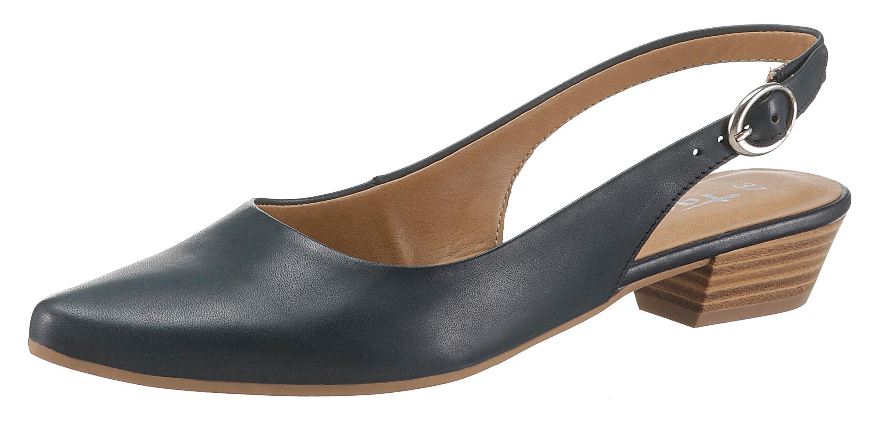 Tamaris Slingback pumps TRINA avondschoen, zomerschoen, blokhak, in eenvoudig ontwerp