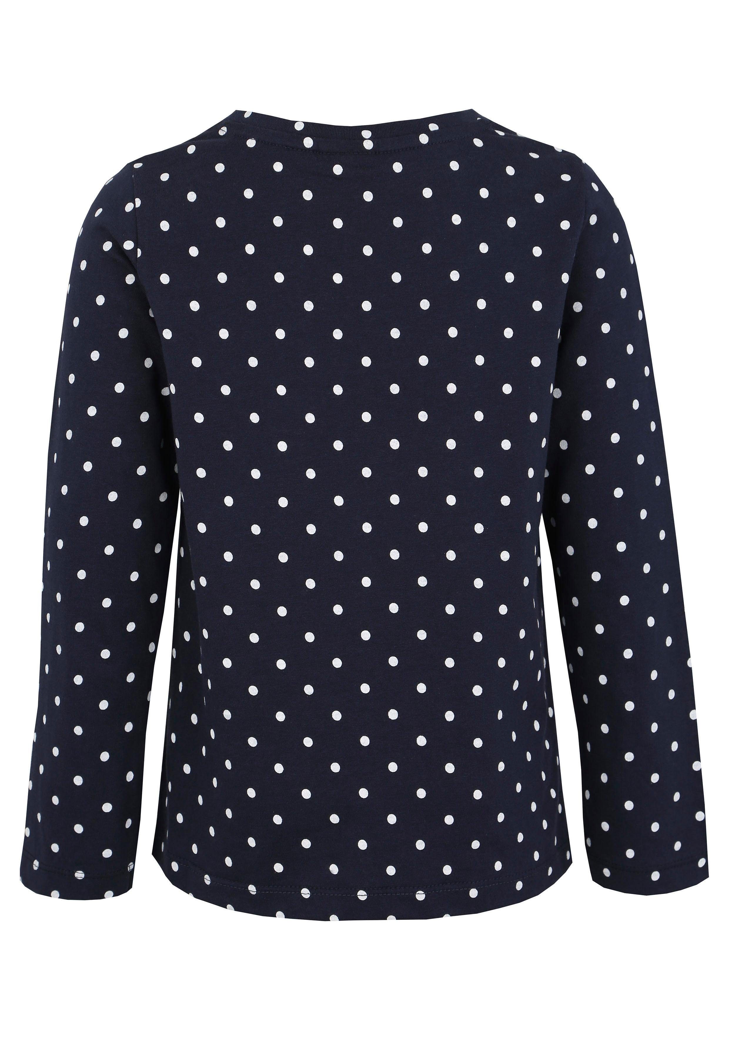 KIDSWORLD Shirt met lange mouwen Voor kleine meisjes Lange mouwen, basic pasvorm, bedrukt, ronde hals