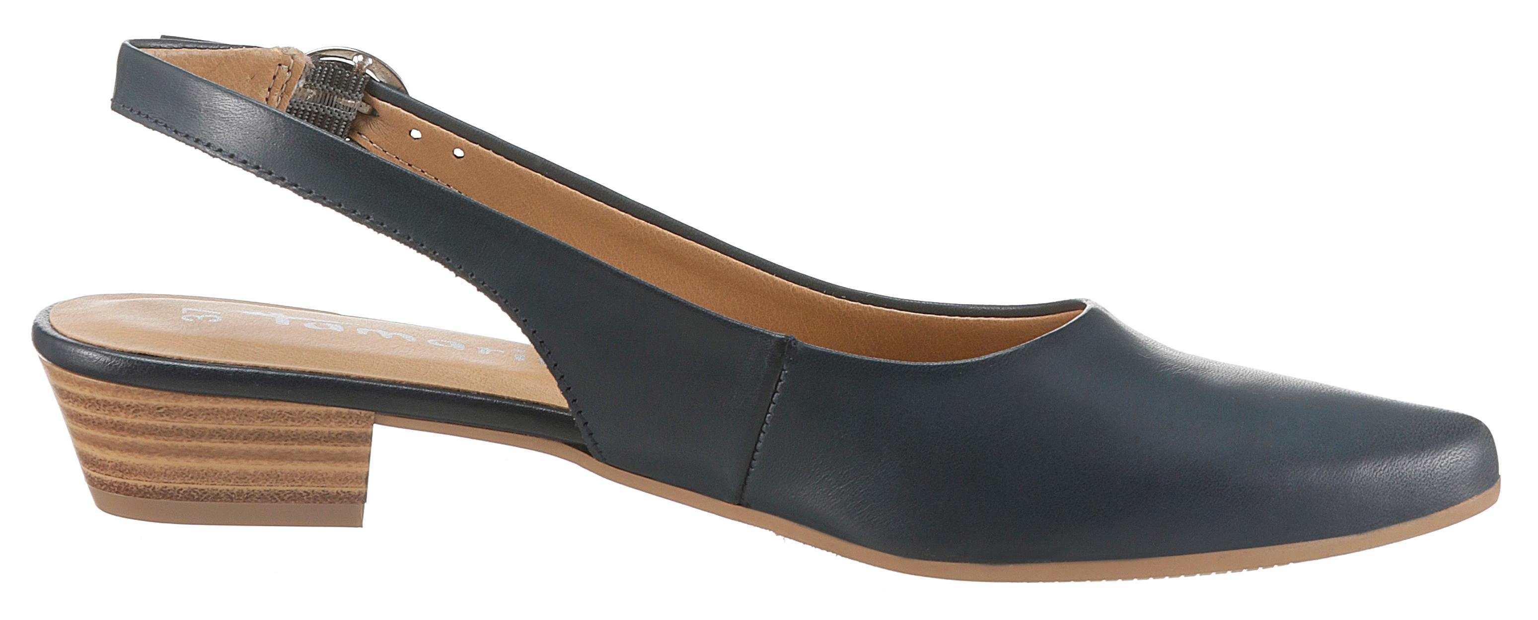 Tamaris Slingback pumps TRINA avondschoen, zomerschoen, blokhak, in eenvoudig ontwerp