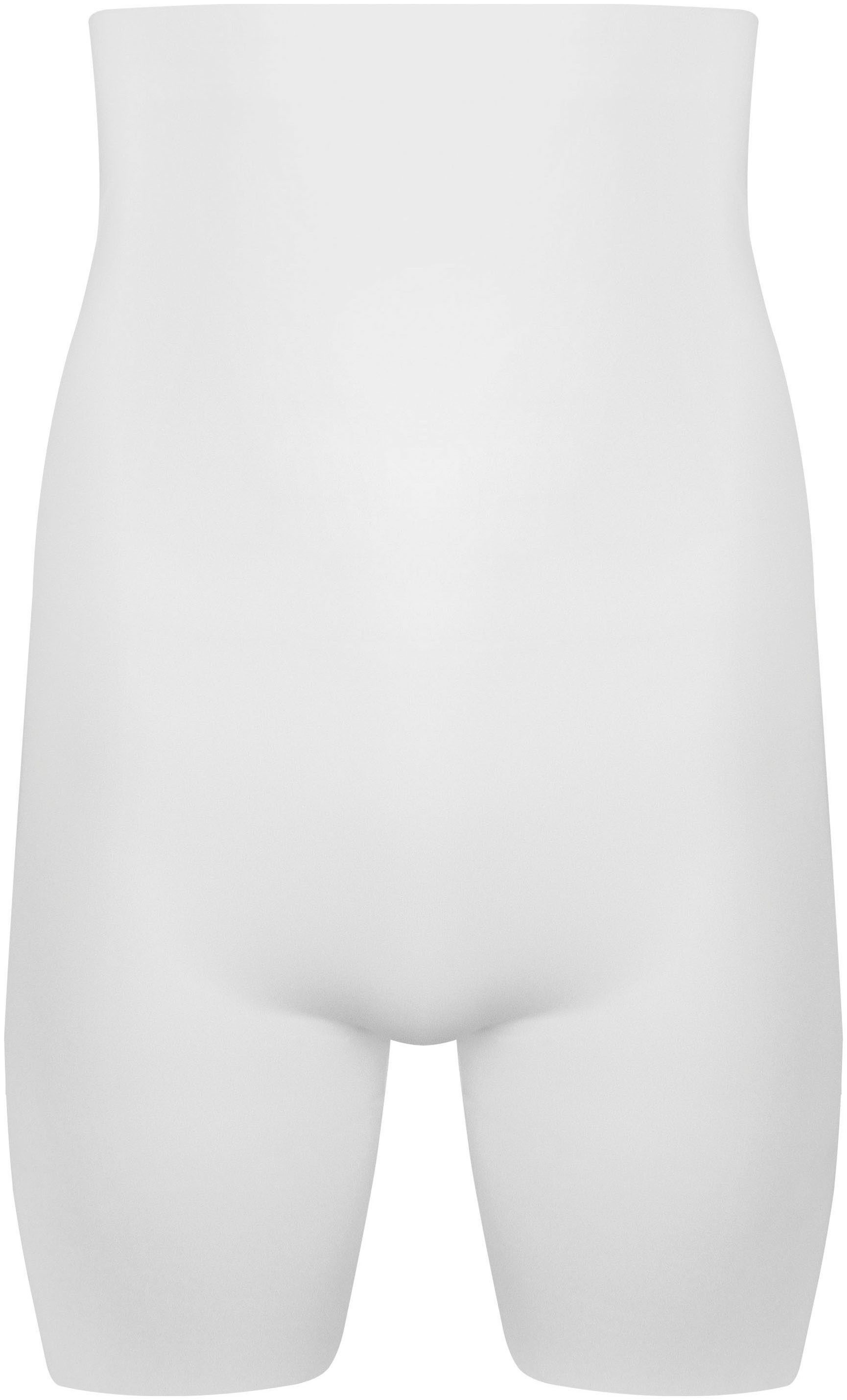 Magic Body Fashion Shapingbroek Maxi Hi-Bermuda Siliconen afwerking aan de bovenkant voorkomt oprollen