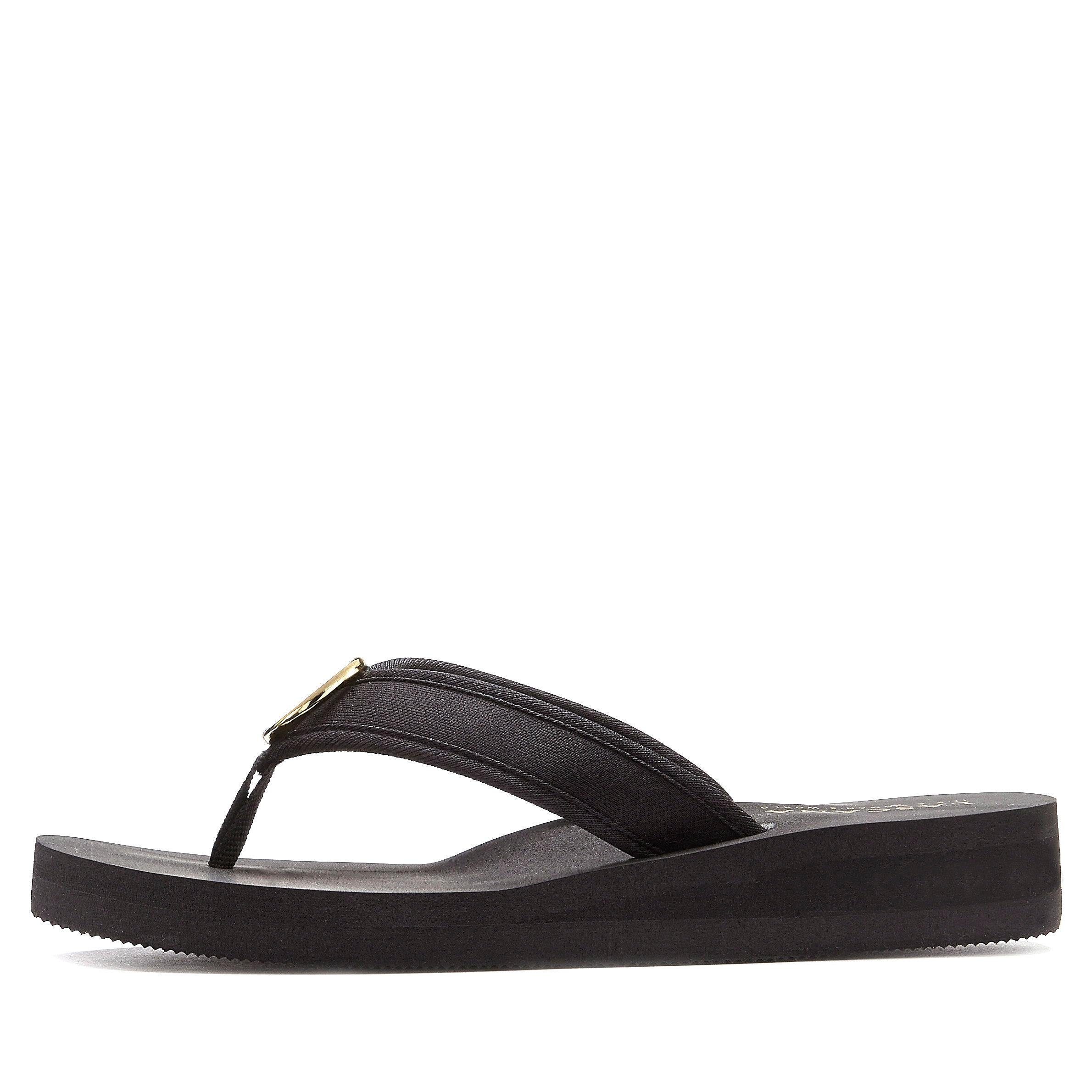 Lascana Badslippers Sandaal, pantoletten, badschoen met ringapplicatie "Italië" VEGAN