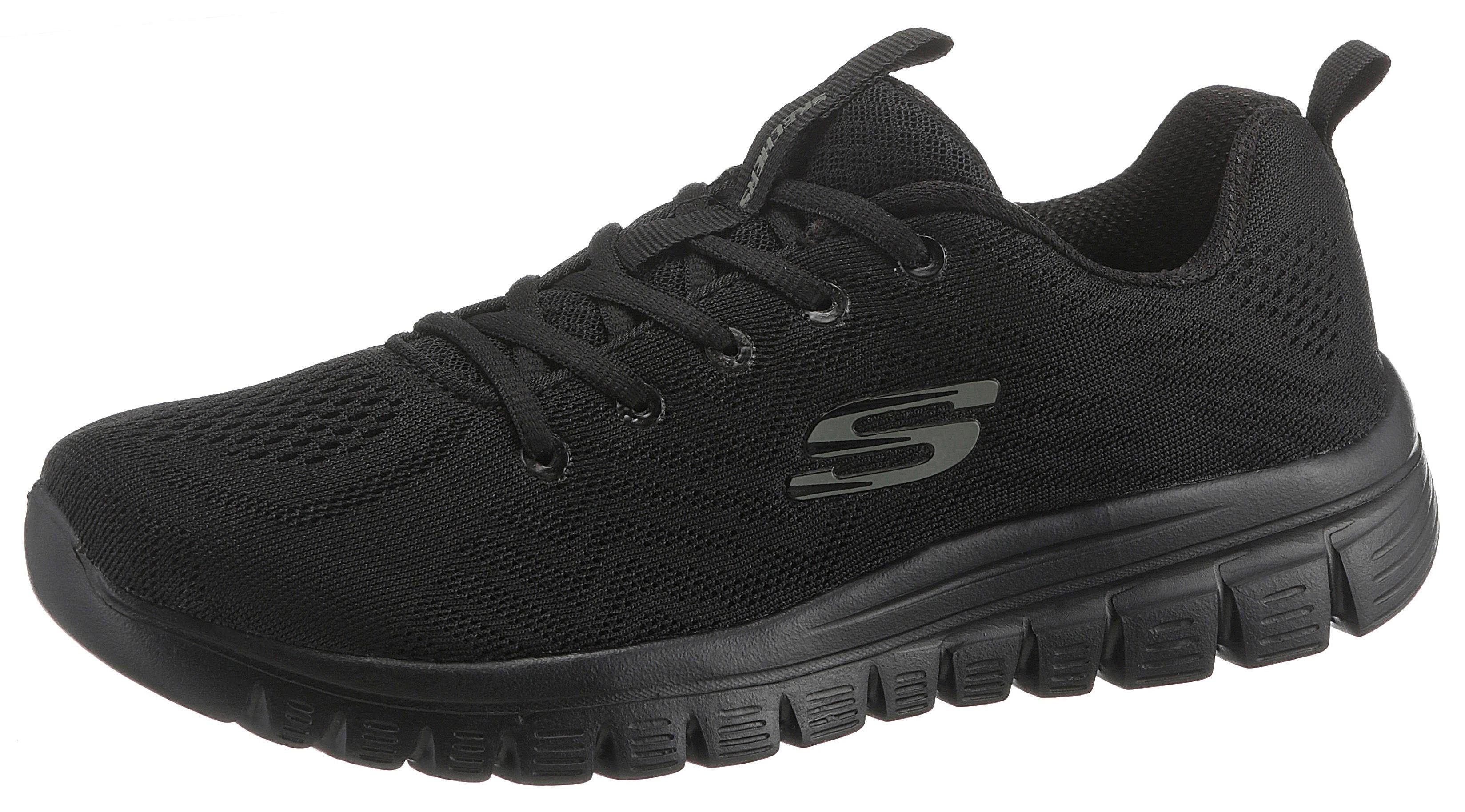 Skechers Sneakers Graceful - Get Connected Vrijetijdsschoen, lage schoen, veterschoen met memory foam