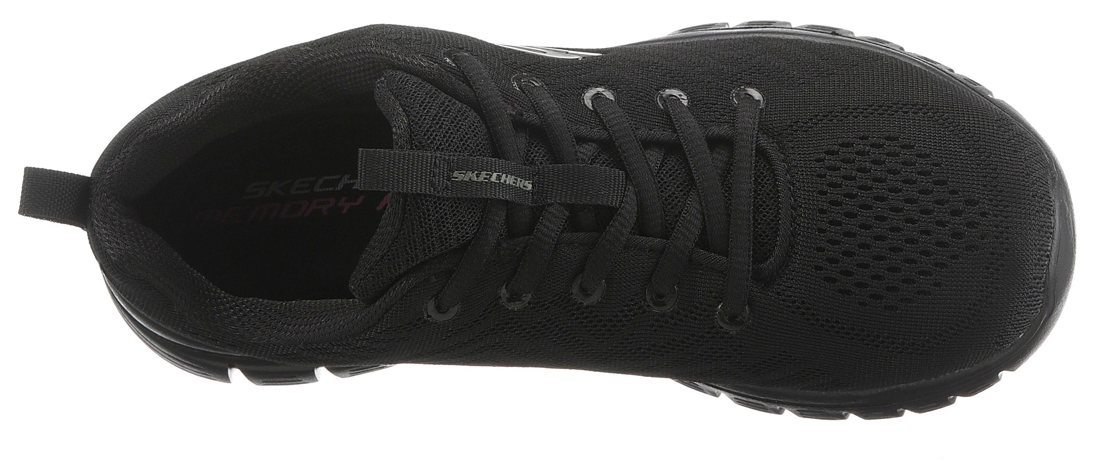 Skechers Sneakers Graceful - Get Connected Vrijetijdsschoen, lage schoen, veterschoen met memory foam