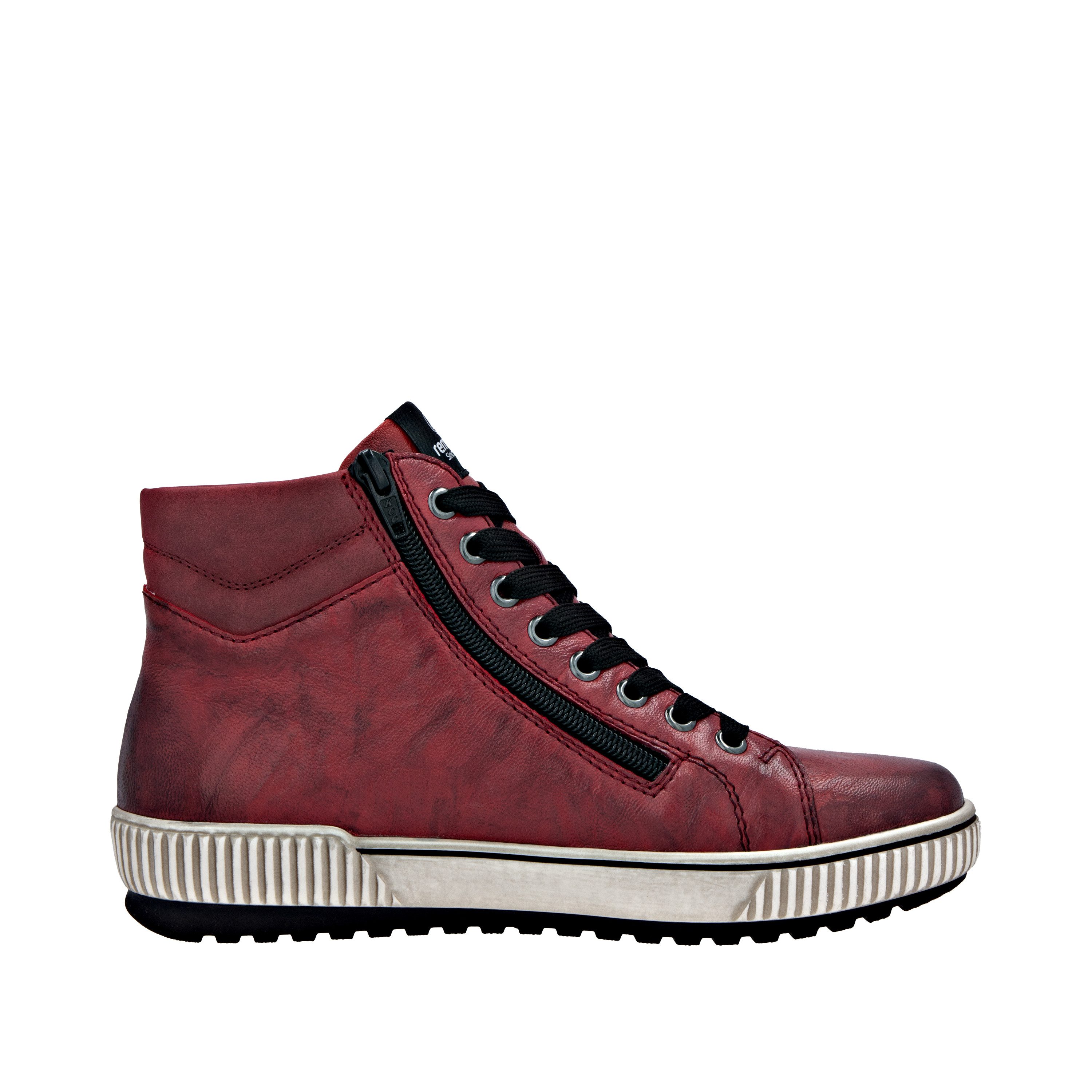 Remonte Veterschoenen platform, lace-up ankle boots, boots in crash look