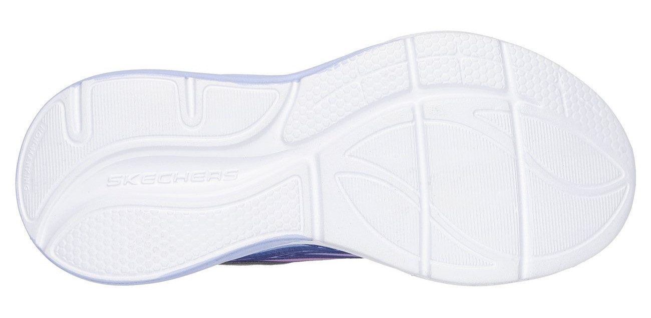 Skechers Sneakers COSMIC GLOW LIGHTS Klittenbandschoen met glitter, maat sjabloon te downloaden