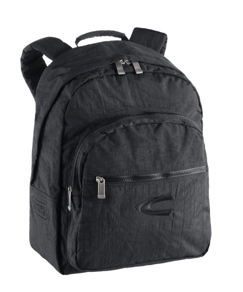 camel active Rugzak Journey van licht robuust nylon, functioneel perfect voor alle levensomstandigheden