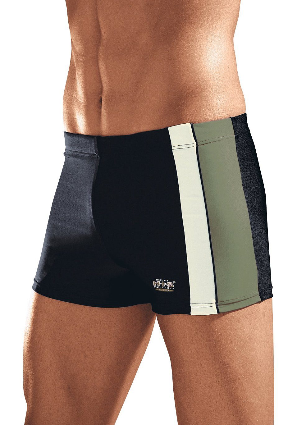 H.I.S Zwemboxer met contrastinzetten