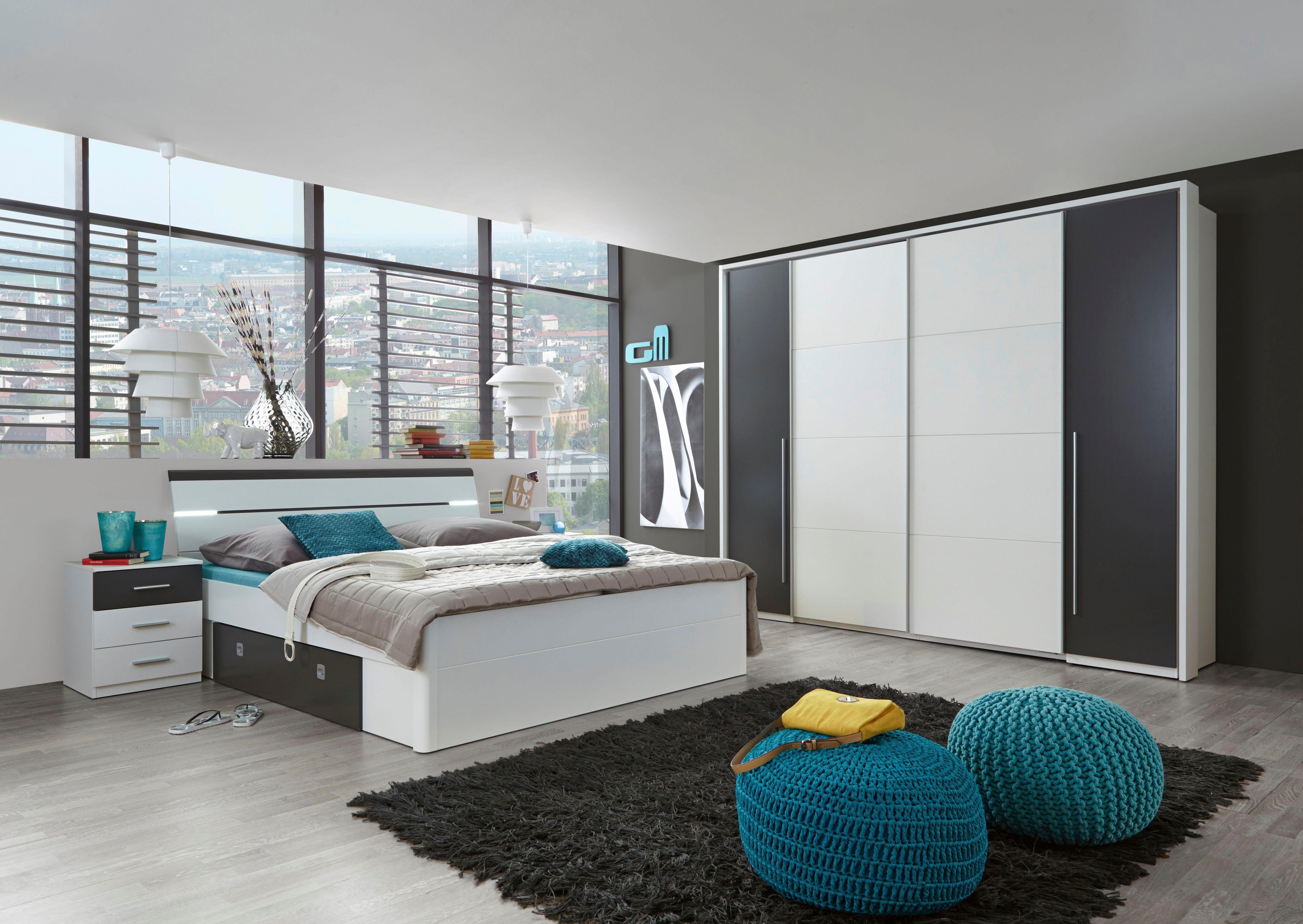 Schlafkontor Bed incl. 2 nachtkastjes en 2 lades