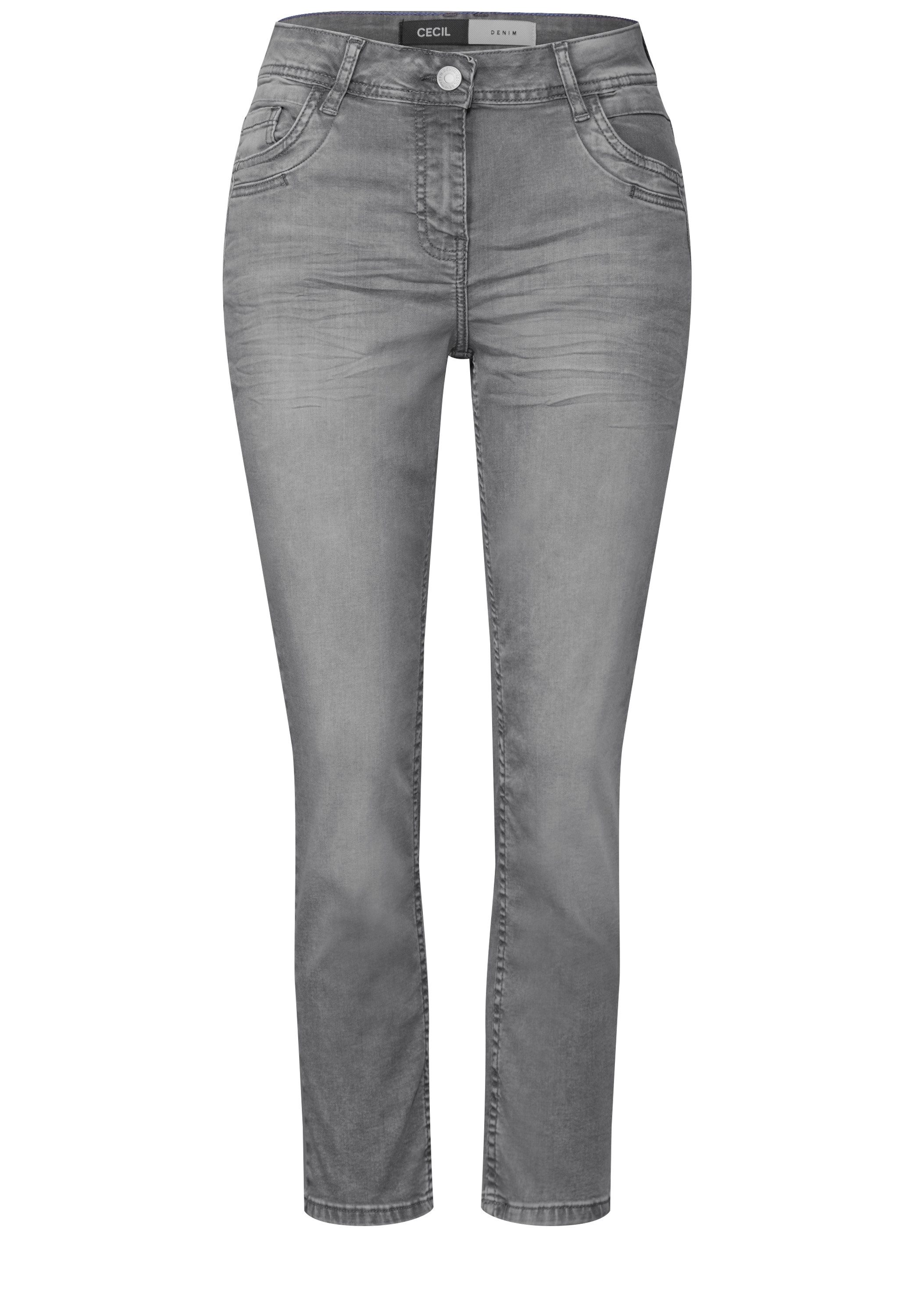 Cecil 5-pocket jeans Stijl Scarlett Mid waist met smal been