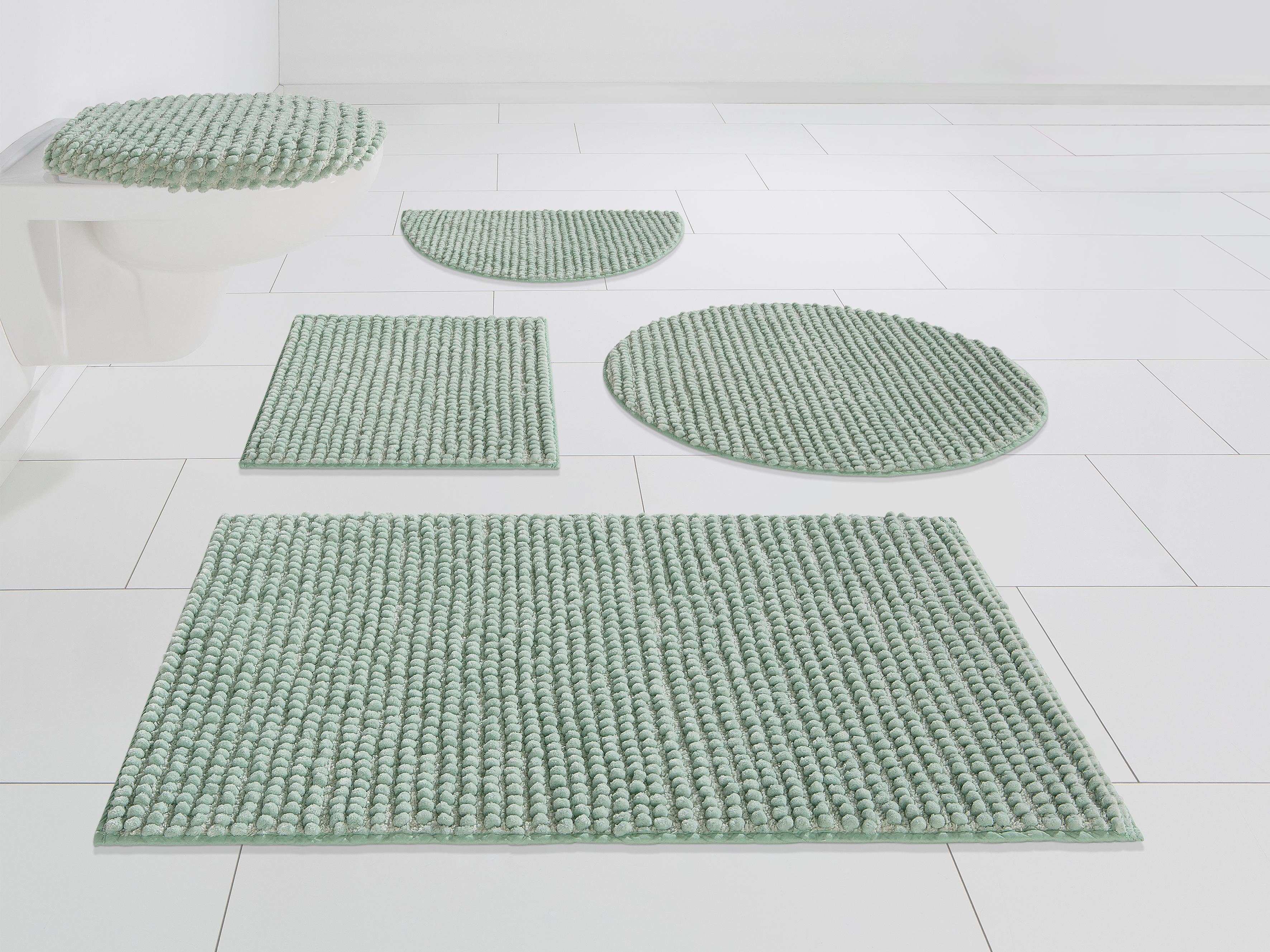 my home Badmat Renat Badmat, badkamerset, chenille-look, ook als 3-delige set badmatten maat 11 groen