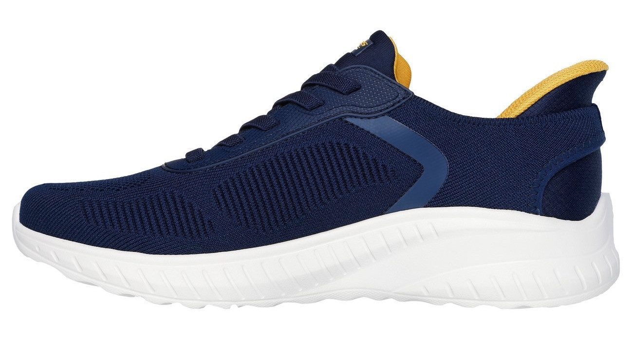 Skechers Slip-on sneakers BOBS SQUAD CHAOS-SOLID STEP , instapschoen, slippers, sneaker om in te stappen