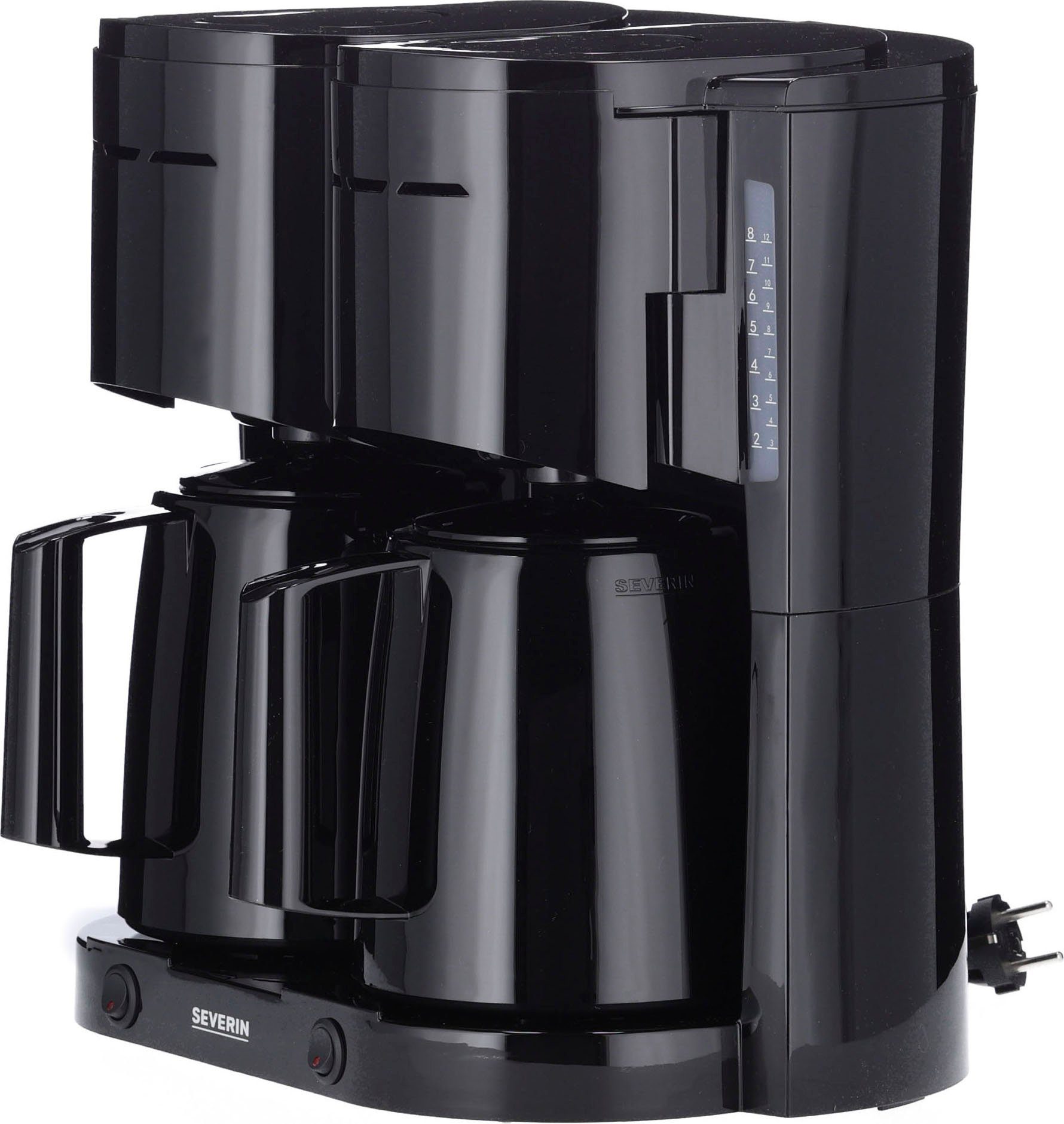 Severin Filterkoffieapparaat KA 9315 Duo, 1 l