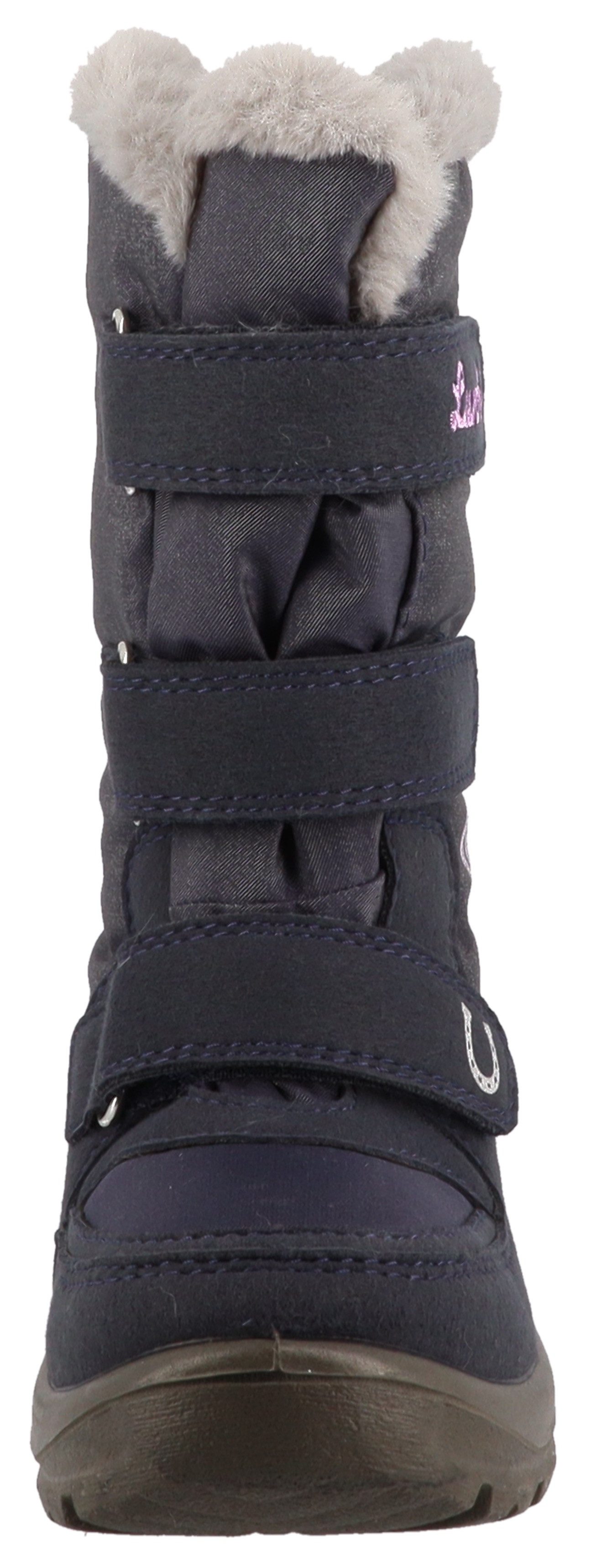 Lurchi Winterlaarzen Kiomi SYMPATEX Klittenbandboots met glitter, maatsjabloon om te downloaden