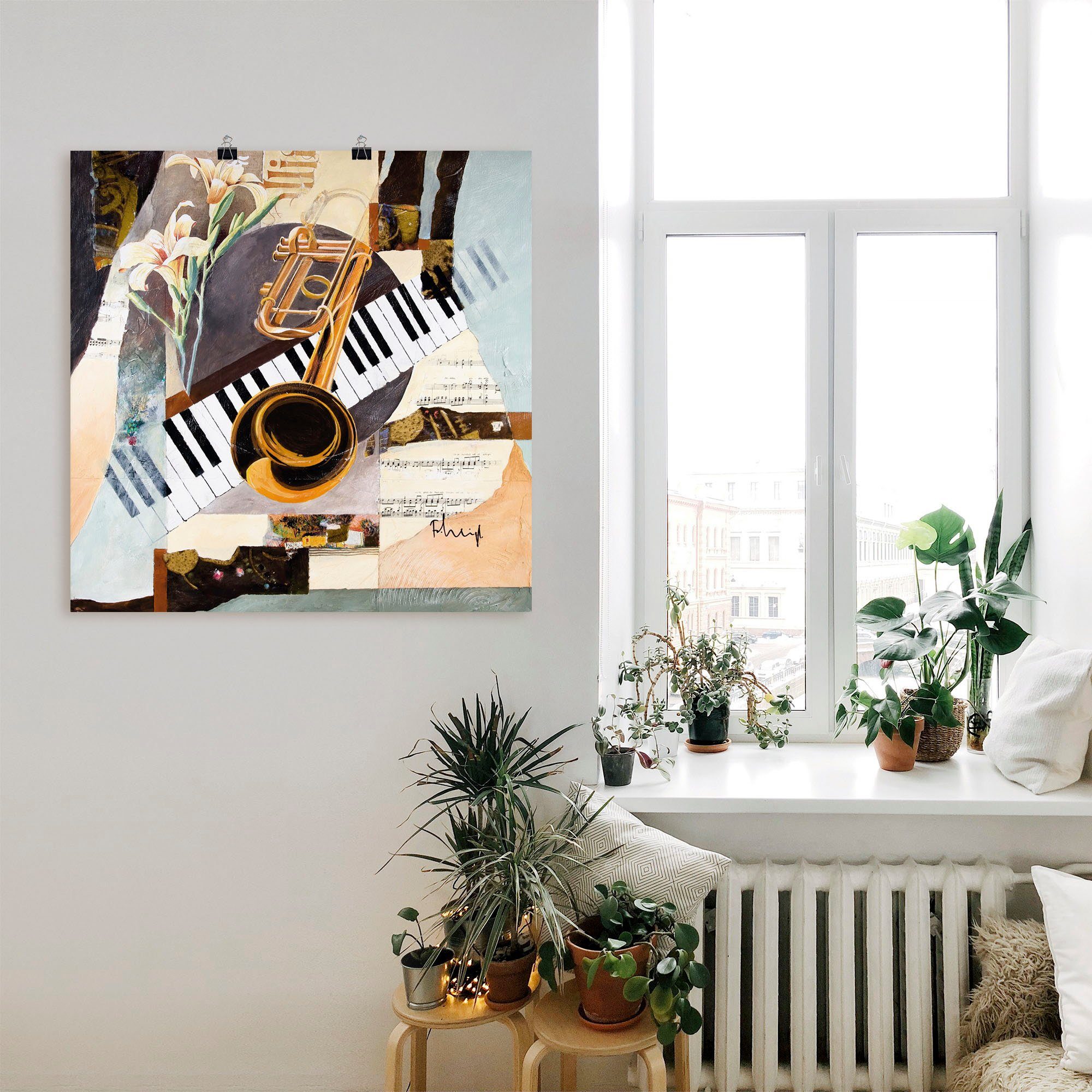 Artland Artprint Toscane Herinneringen als artprint op linnen, poster in verschillende formaten maten