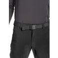 maier sports functionele broek oberjoch therm winter-outdoorbroek, gewatteerd en elastisch zwart