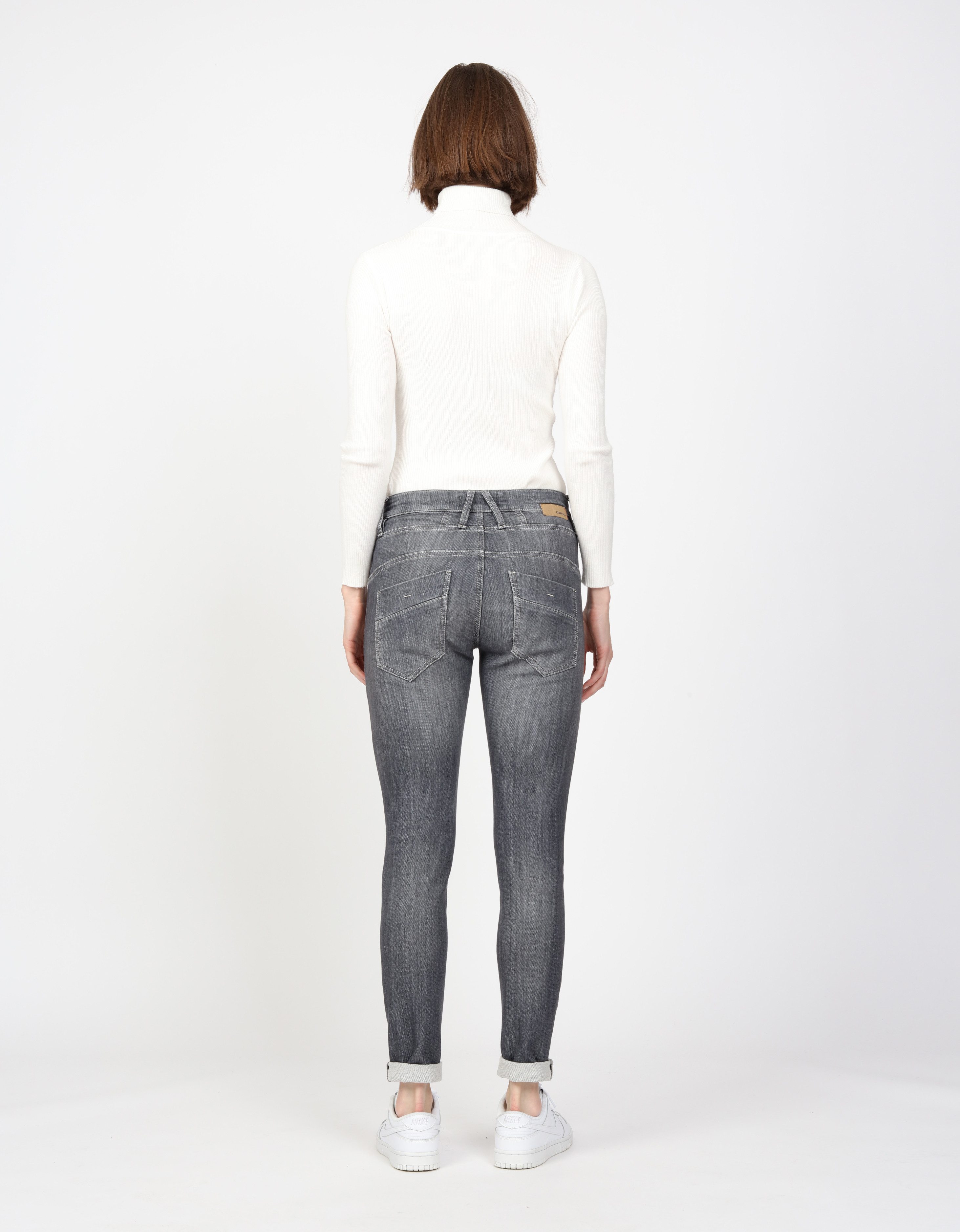 GANG Relax fit jeans 94GERDA met een bijzondere structuur