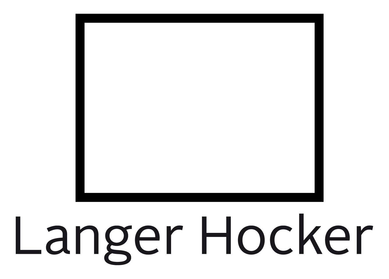 andas Hocker Janek met opstaande naad in scandinavisch design
