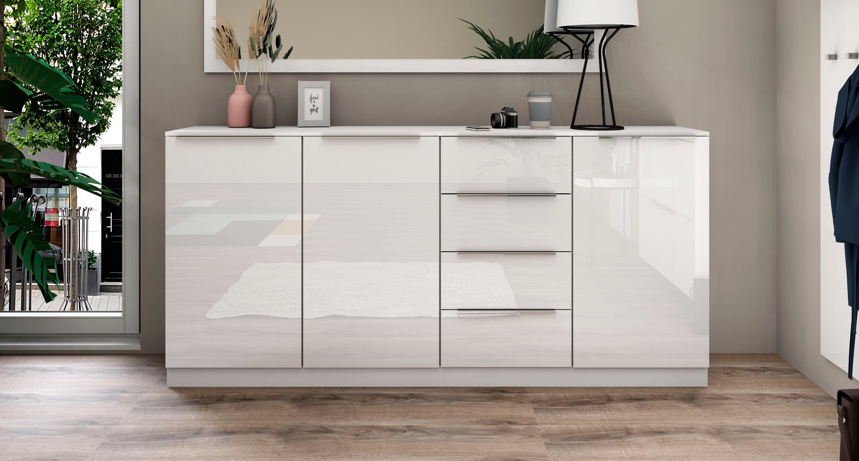 borchardt Möbel Highboard Oliva Breedte ca. 200 cm