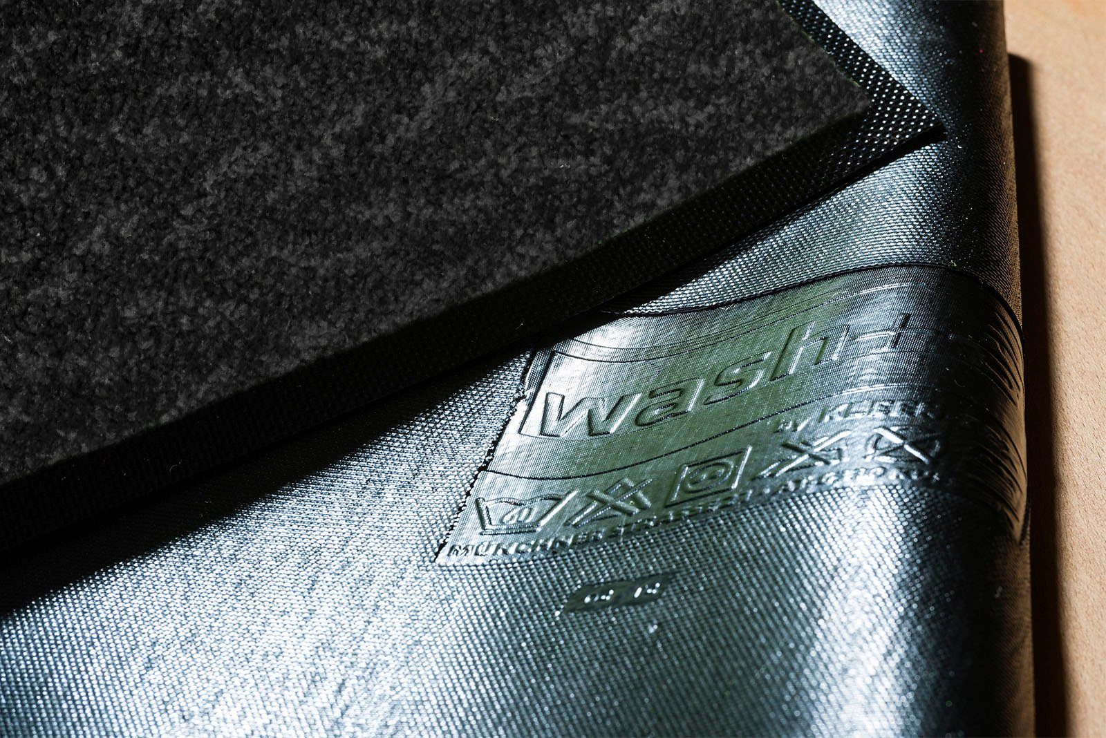 wash+dry by Kleen-Tex Loper Duo Charcoal Inloopmatten, antislip, geschikt voor binnen en buiten, wasbaar