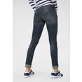 ltb skinny jeans molly met comfortabele band met 2 knopen voor een optimale pasvorm blauw