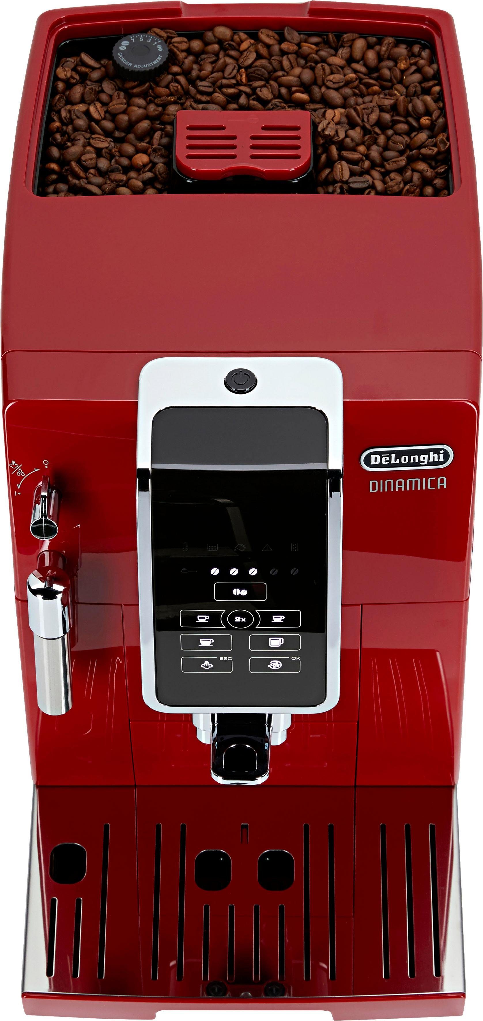 De'Longhi Volautomatisch koffiezetapparaat Dinamica ECAM 358.15.R, Directe keuzetoetsen voor espresso, koffie, long coffee en lungo