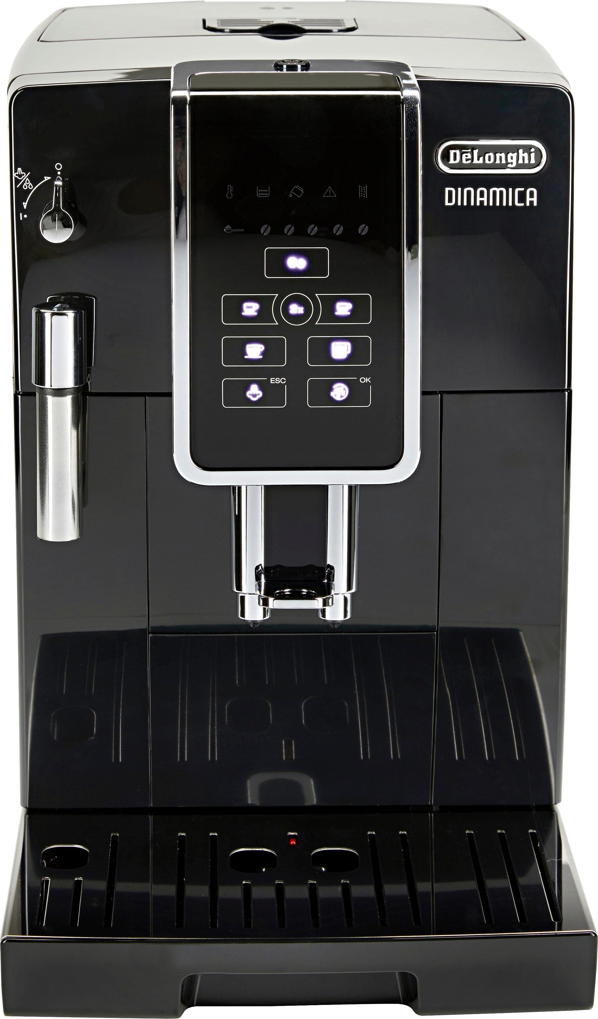 De'Longhi Volautomatisch koffiezetapparaat Dinamica ECAM 358.15.B, Sensor-bedieningspaneel met geïllumineerde snelkeuzetoetsen