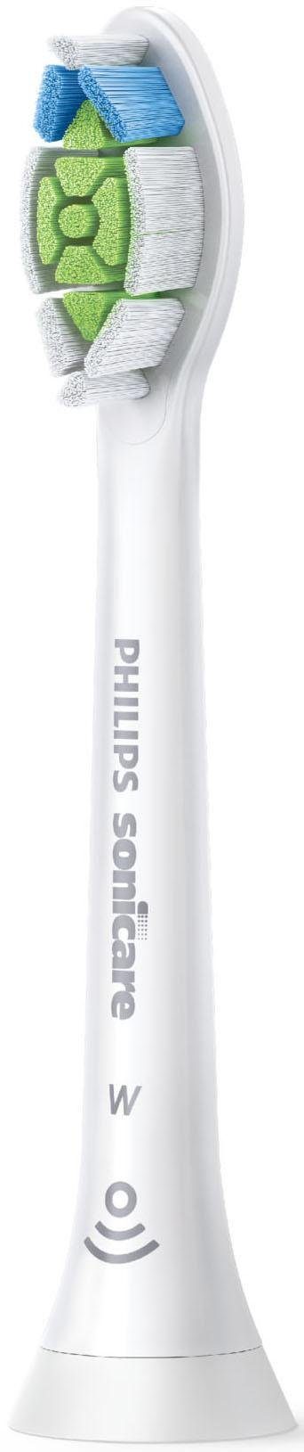 Philips Sonicare Opzetborsteltjes Standaard W2 Optimal White, kleur wit met de borstelkopherkenning, standaardformaat