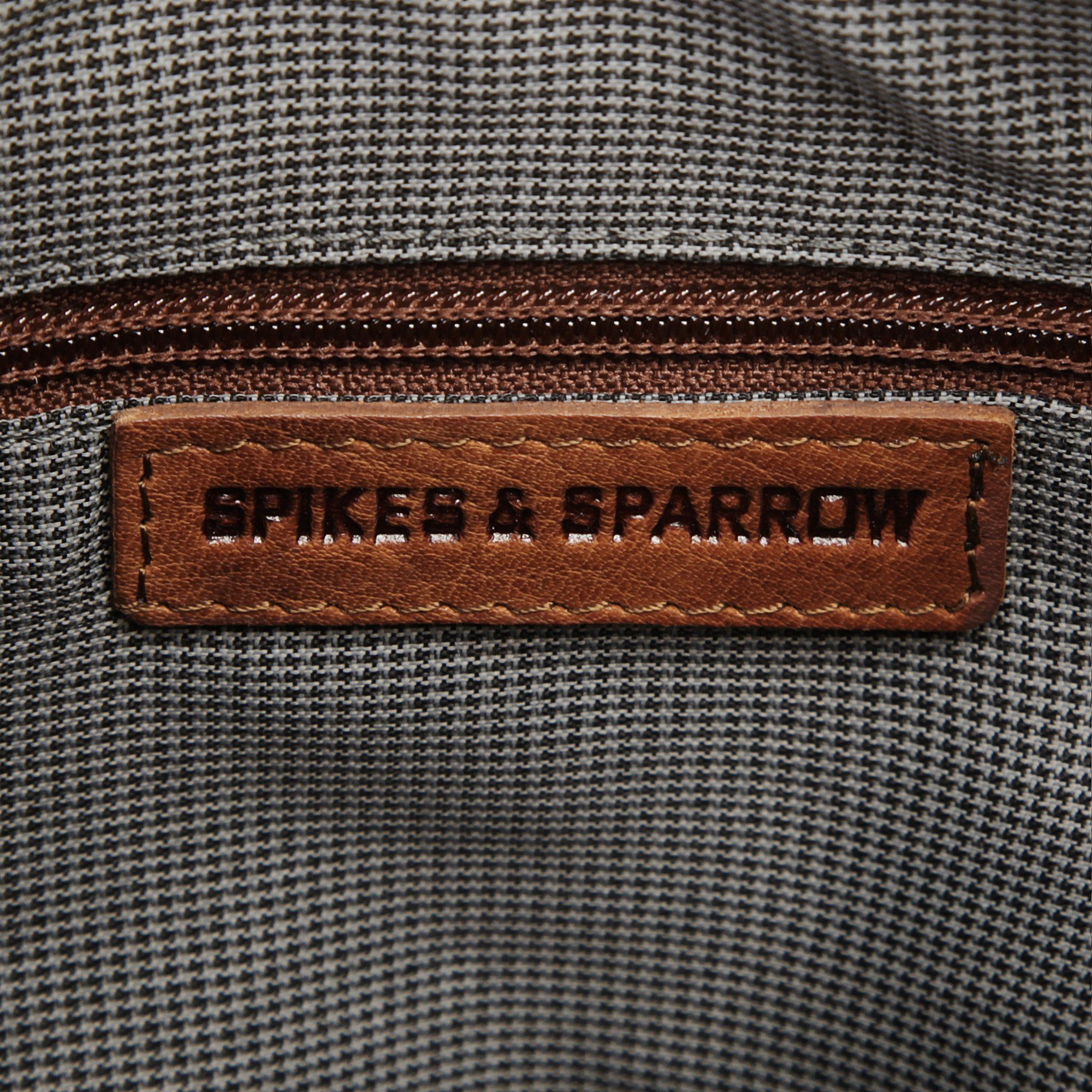 Spikes & Sparrow Schoudertas echt leder