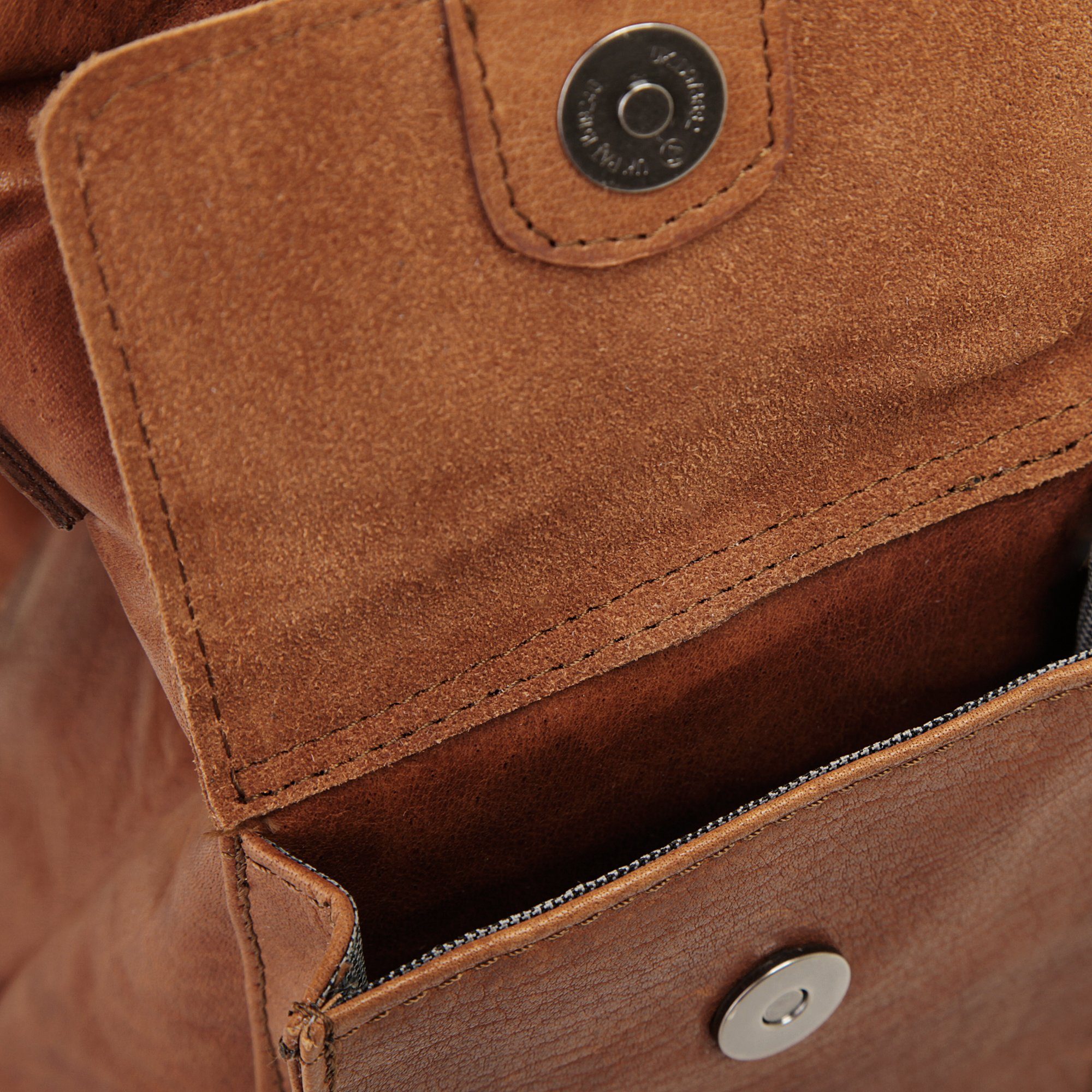 Spikes & Sparrow Schoudertas echt leder