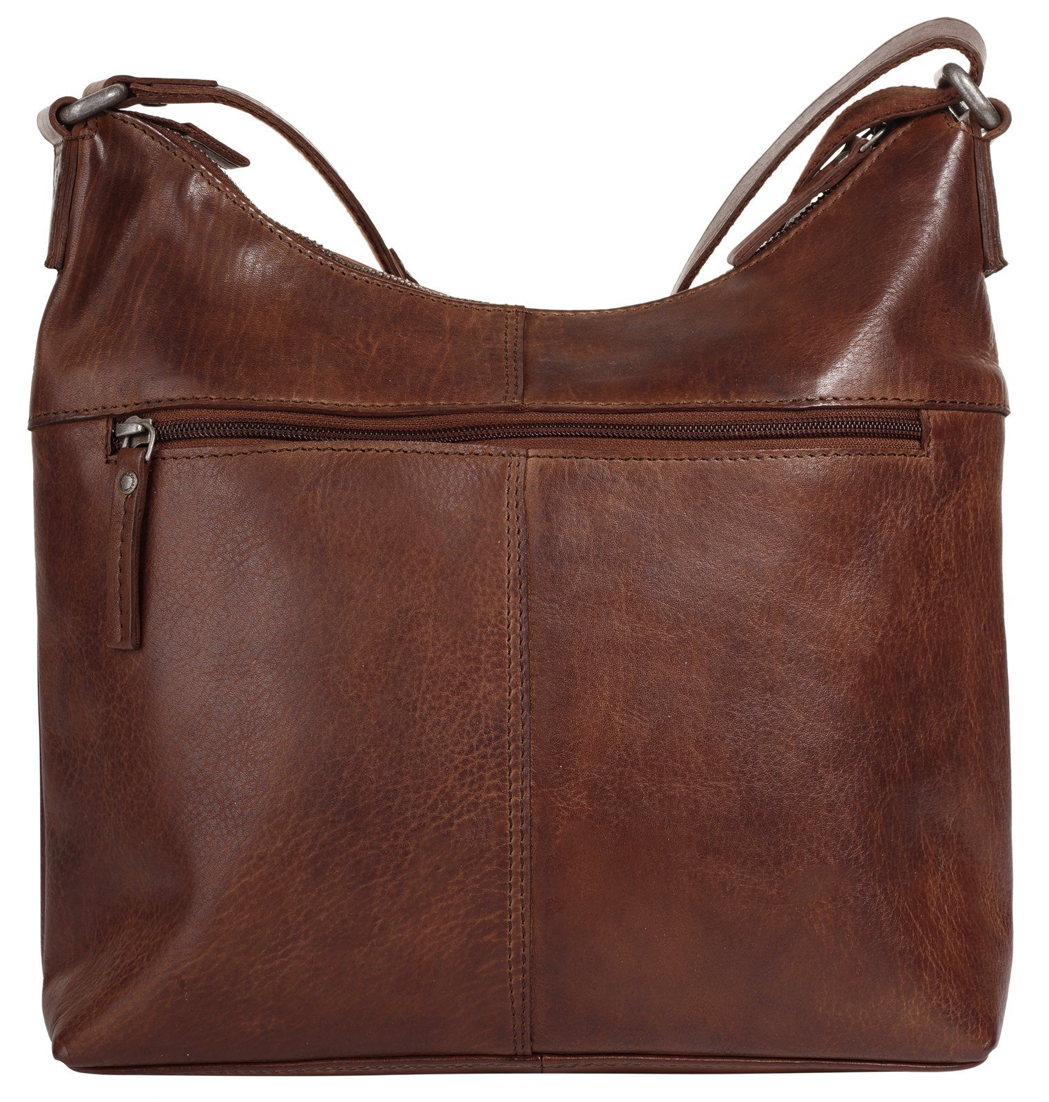 Spikes & Sparrow Schoudertas echt leder