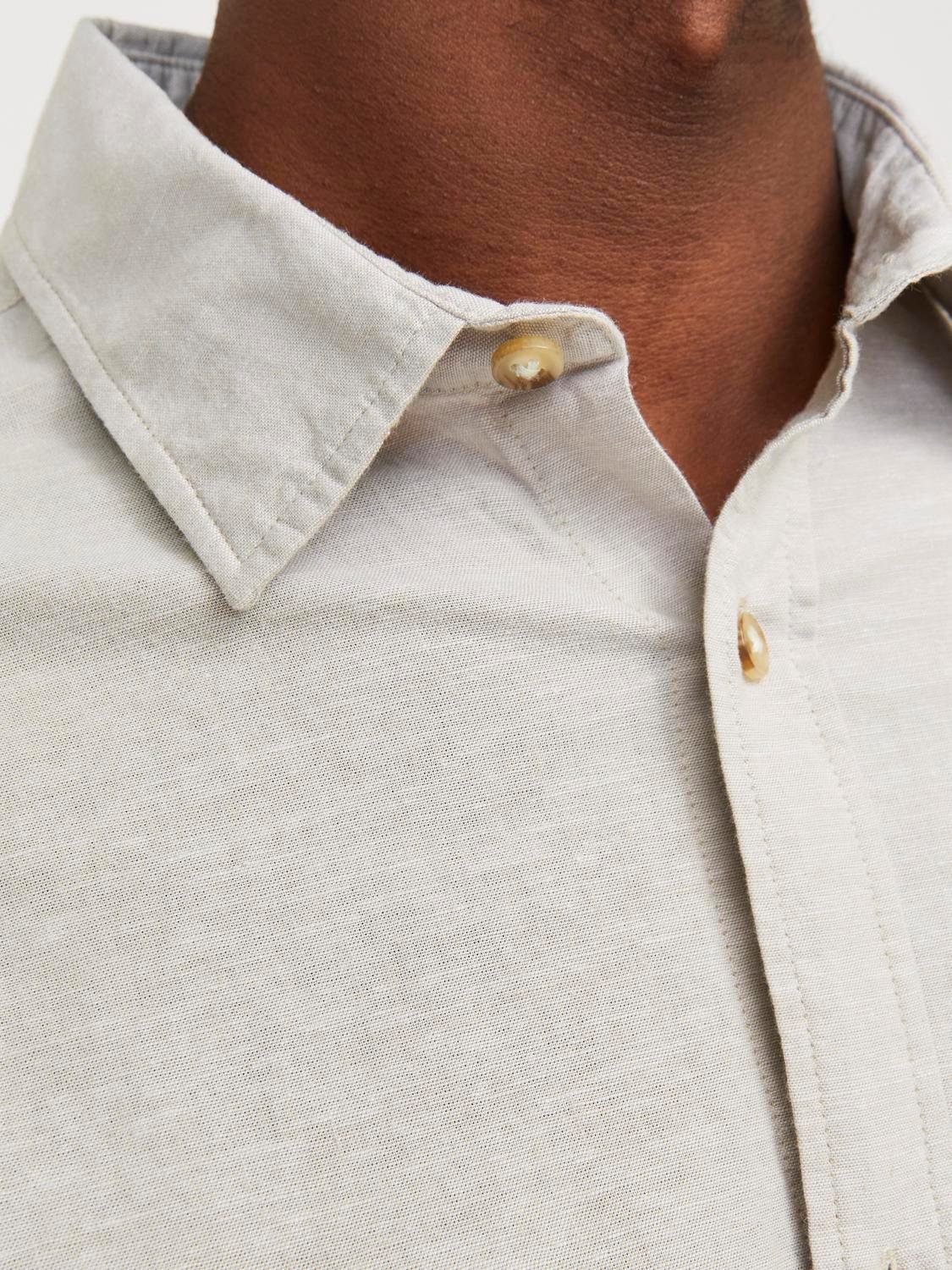 Jack & Jones Overhemd met lange mouwen JJESUMMER LINEN BLEND SHIRT LS SN