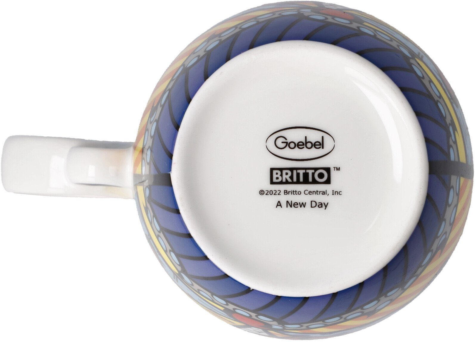 Goebel Kopje Britto Pop Art, kunstenaarsbeker, fijn bone china, Romero Britto - Een Nieuwe Dag
