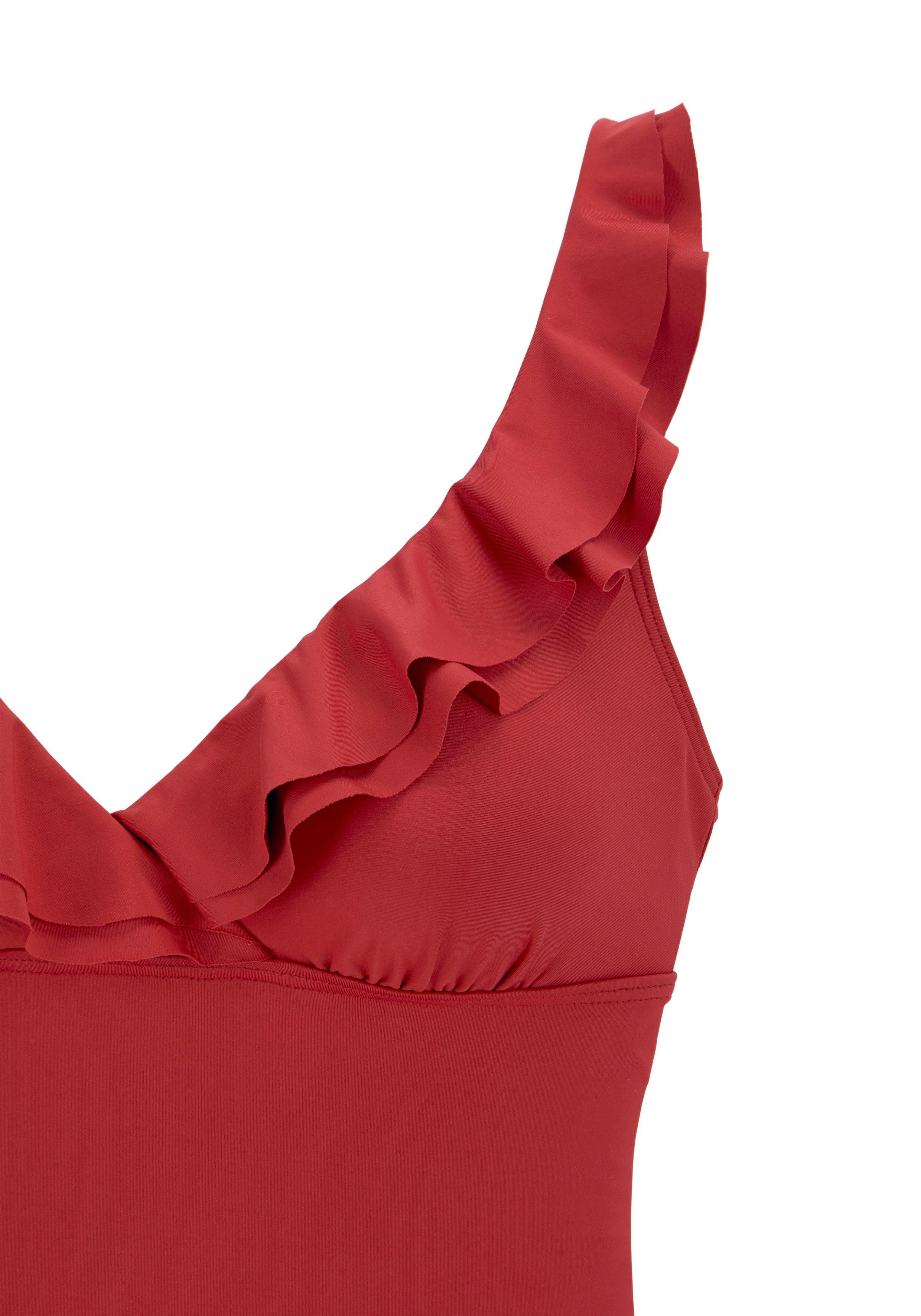 Jette Joop Badpak met elegante ruche en modellerend effect