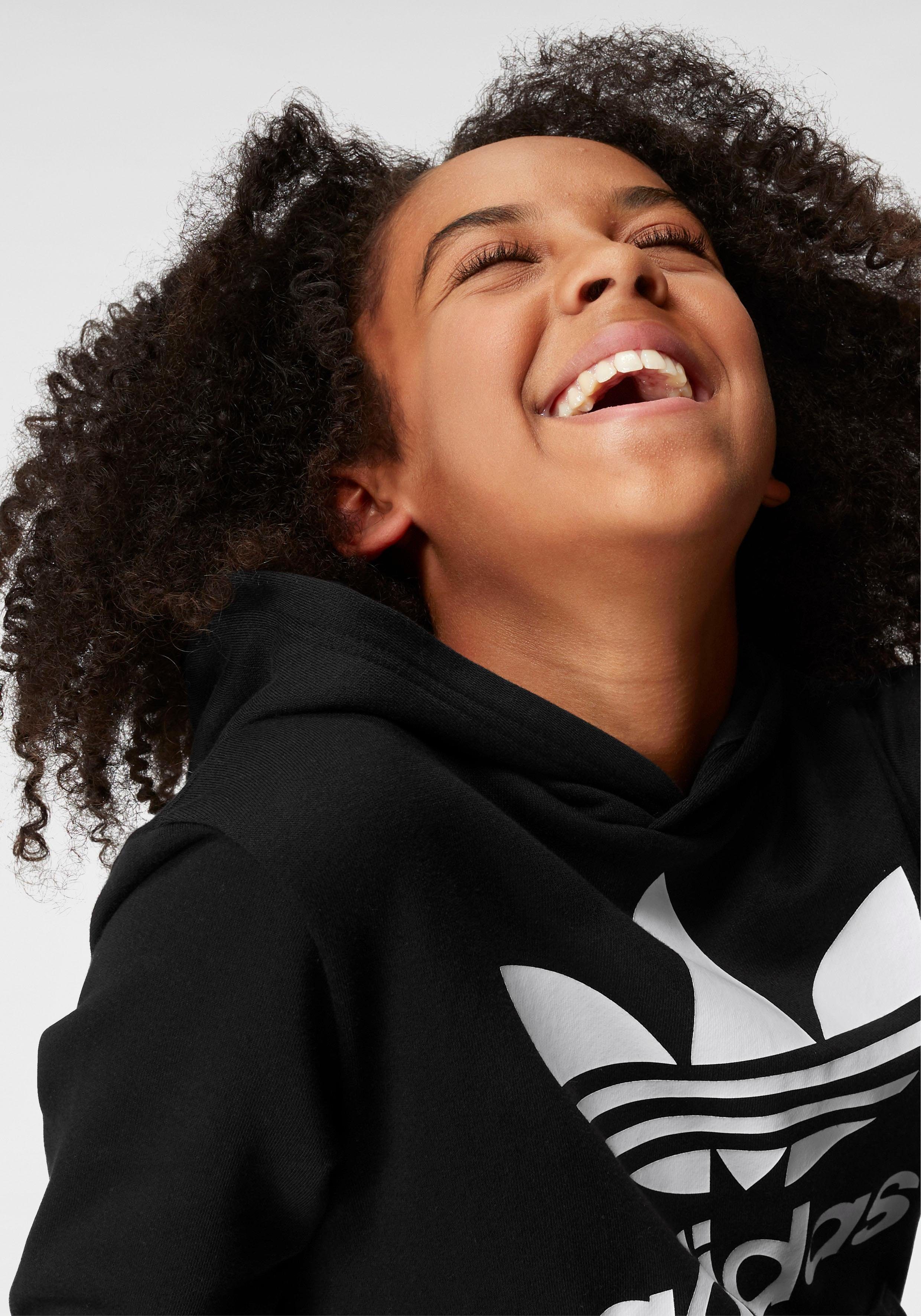 adidas Originals Hoodie TREFOIL HOODIE Hoodie, sweatshirt met grote logo-opdruk