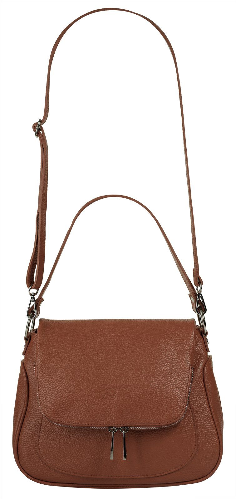 Samantha Look Schoudertas echt leer, made in italy