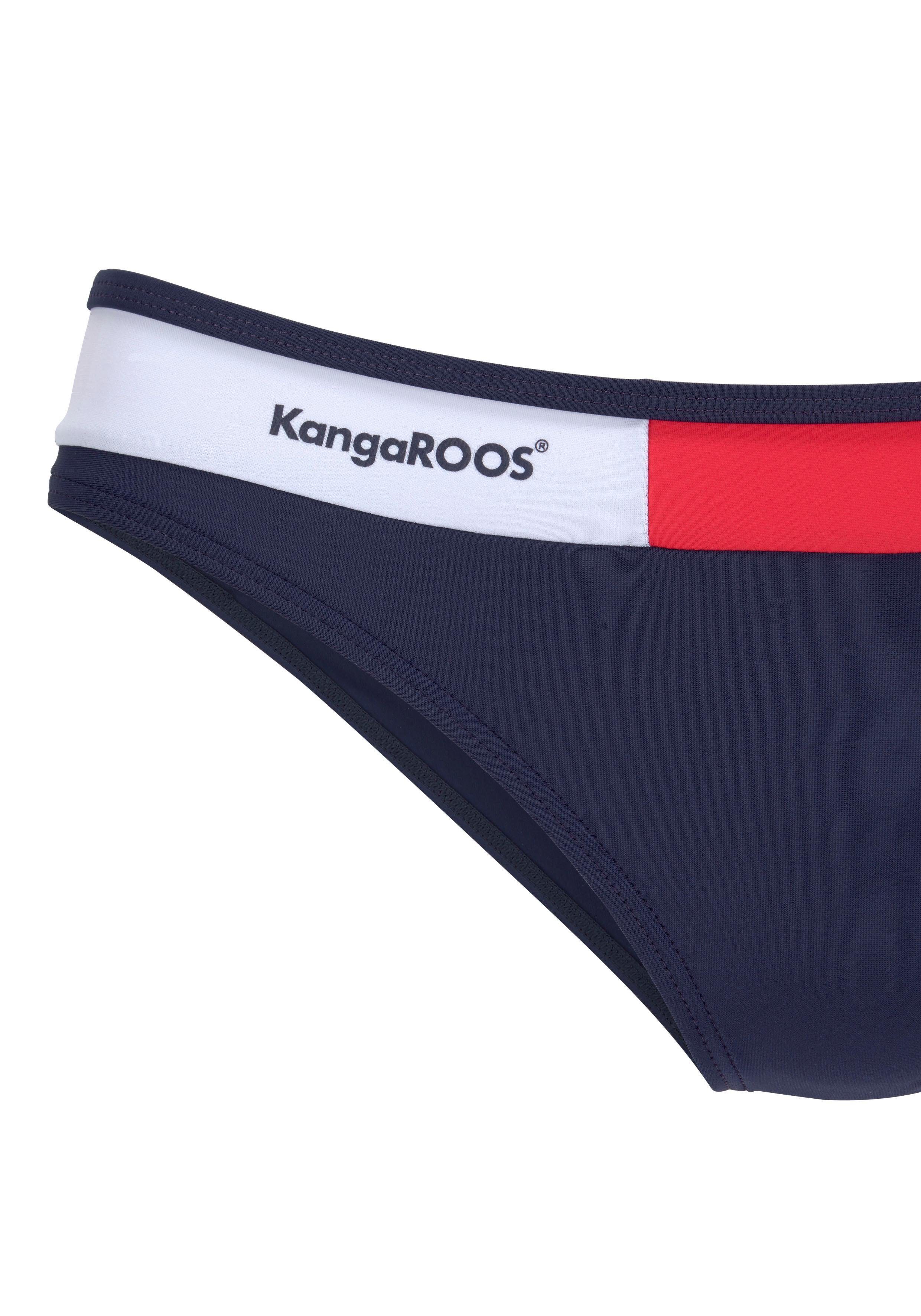 KangaROOS Beugelbikini Energy met contrastinzetten