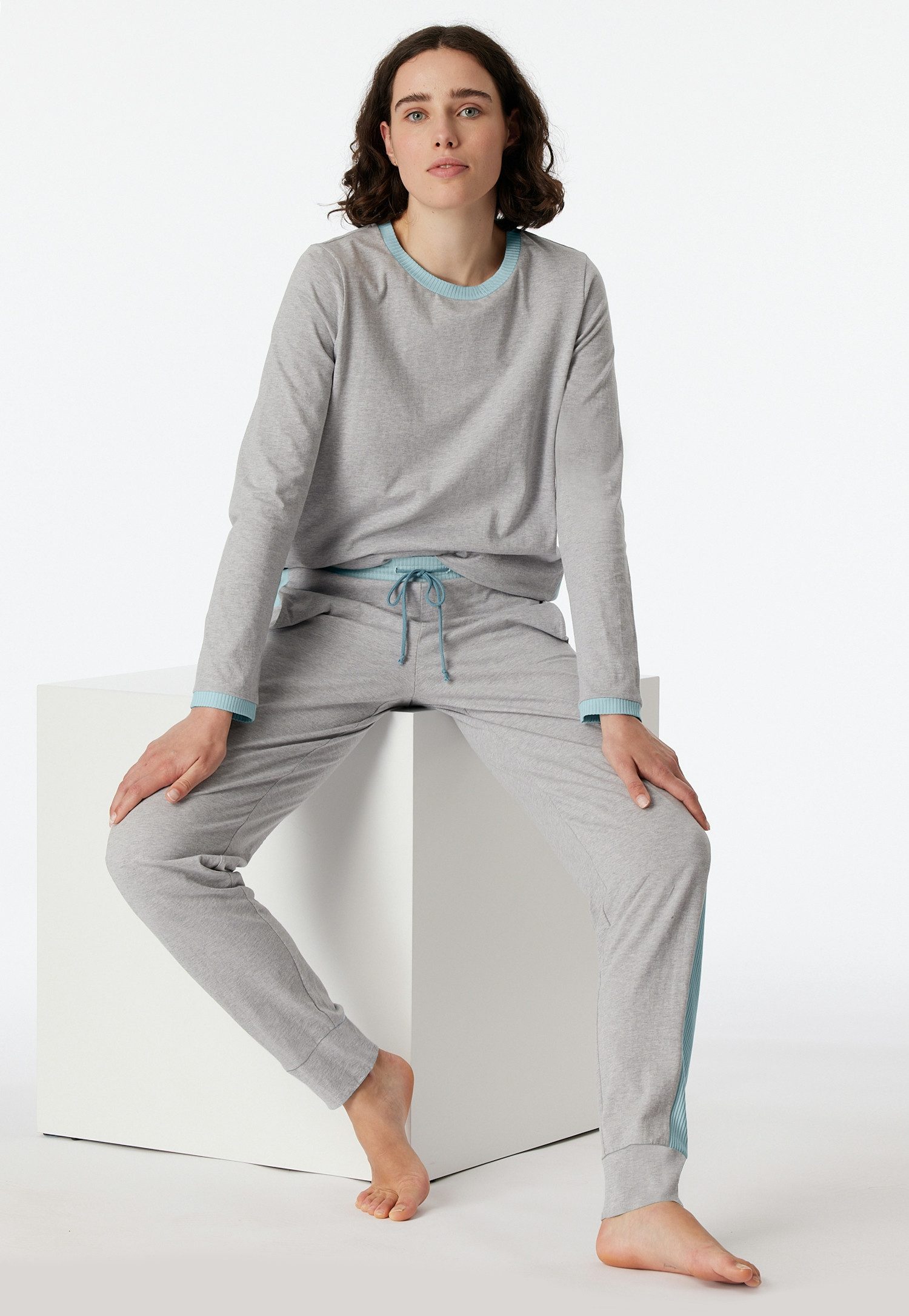 Schiesser Pyjama Casual Nightwear met casual loose-fit snit (2-delig)