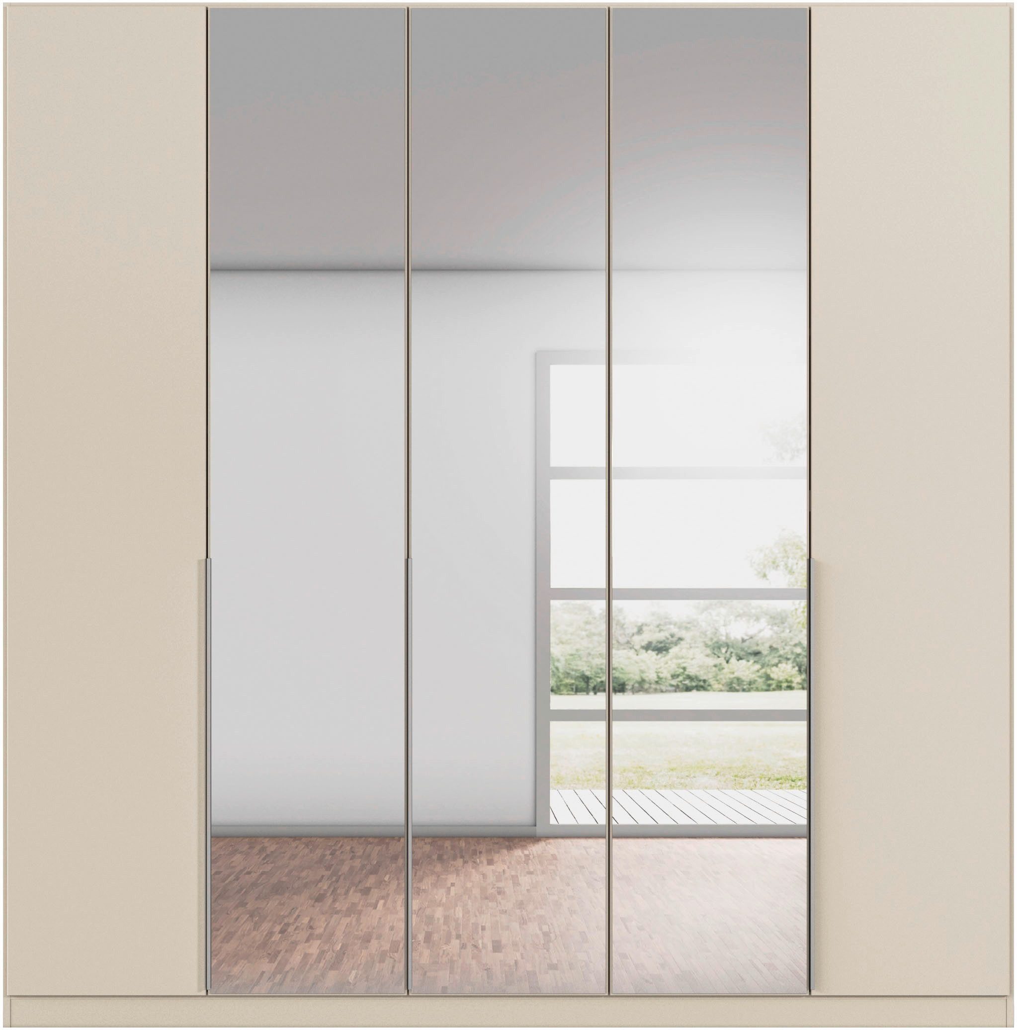 rauch Draaideurkast Kledingkast kast garderobe AGORDO met decor- of hoogglansfront doordachte binnenuitrusting, in 6 breedtes en 2 hoogtes made in germany