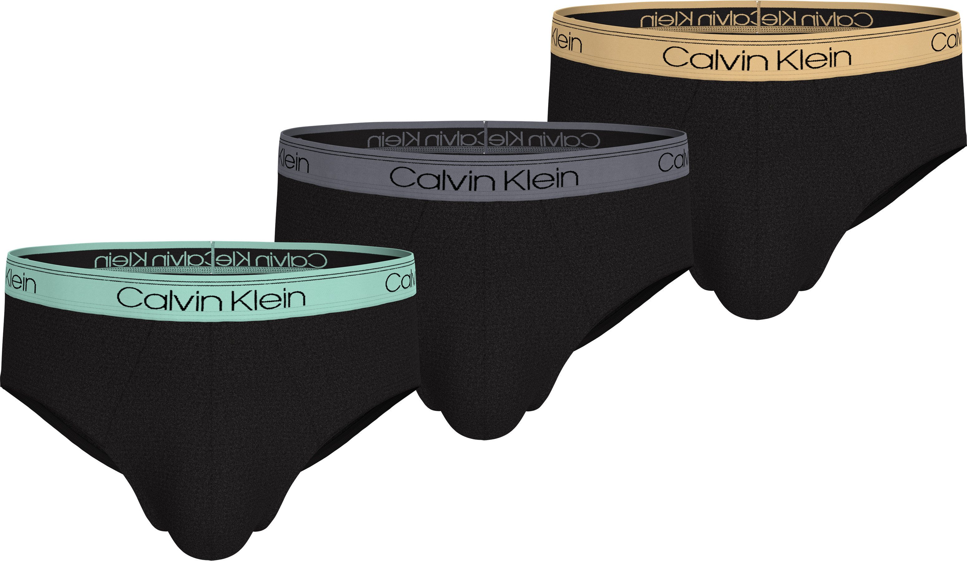 Calvin Klein Hipster HIP BRIEF 3PK met elastische logo-band (Set van 3)