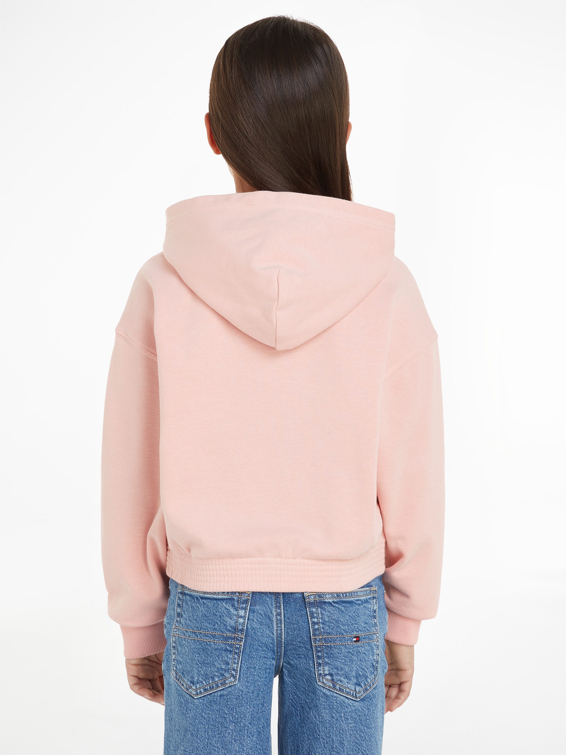 Tommy Hilfiger Hoodie MONOTYPE FLOCK HOODIE Kinderen tot 16 jaar met logo-opdruk