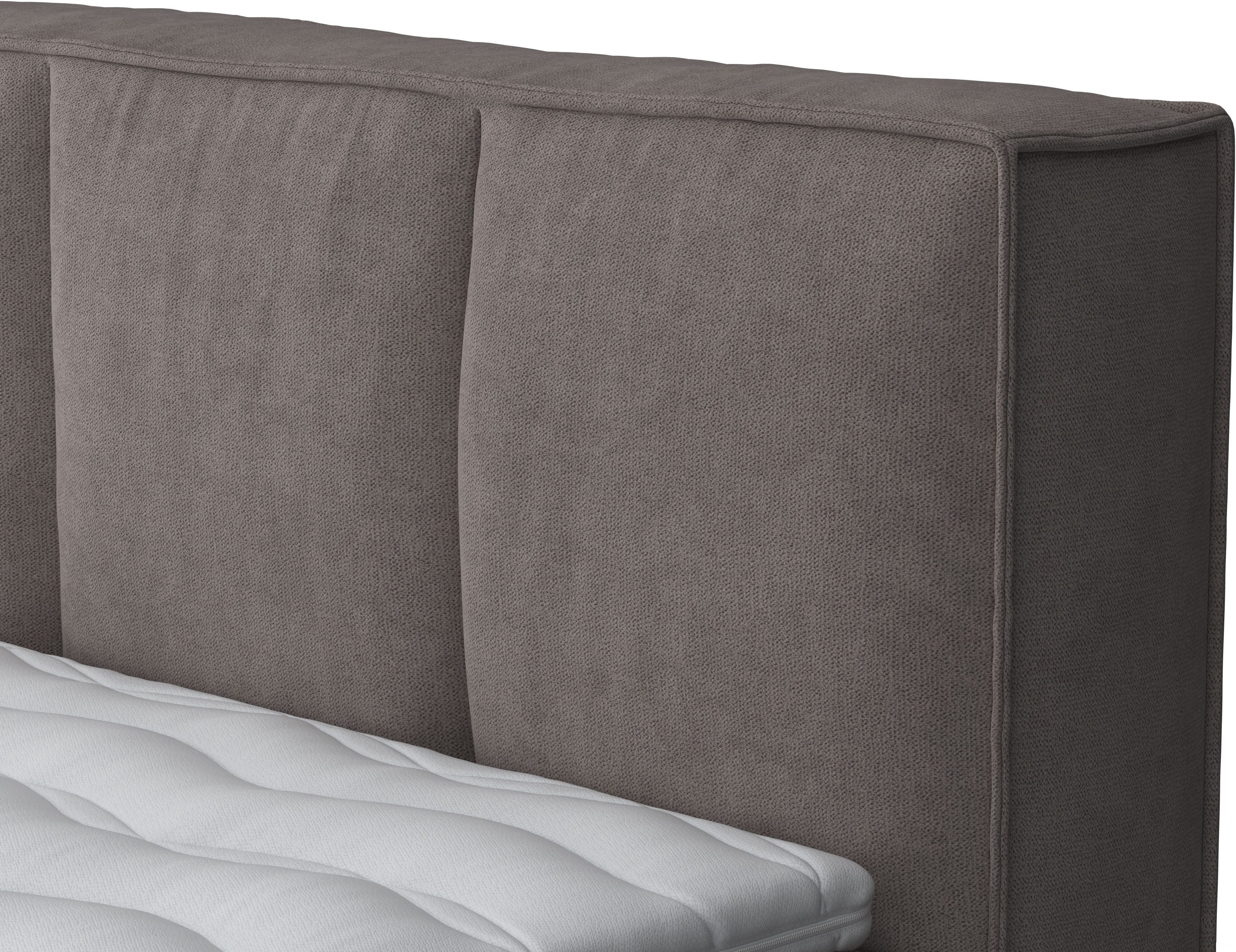Home affaire Boxspring Milano Boxbed incl. topmatras, 2 matrassen, hardheden H2, H3 en H4 naar keuze