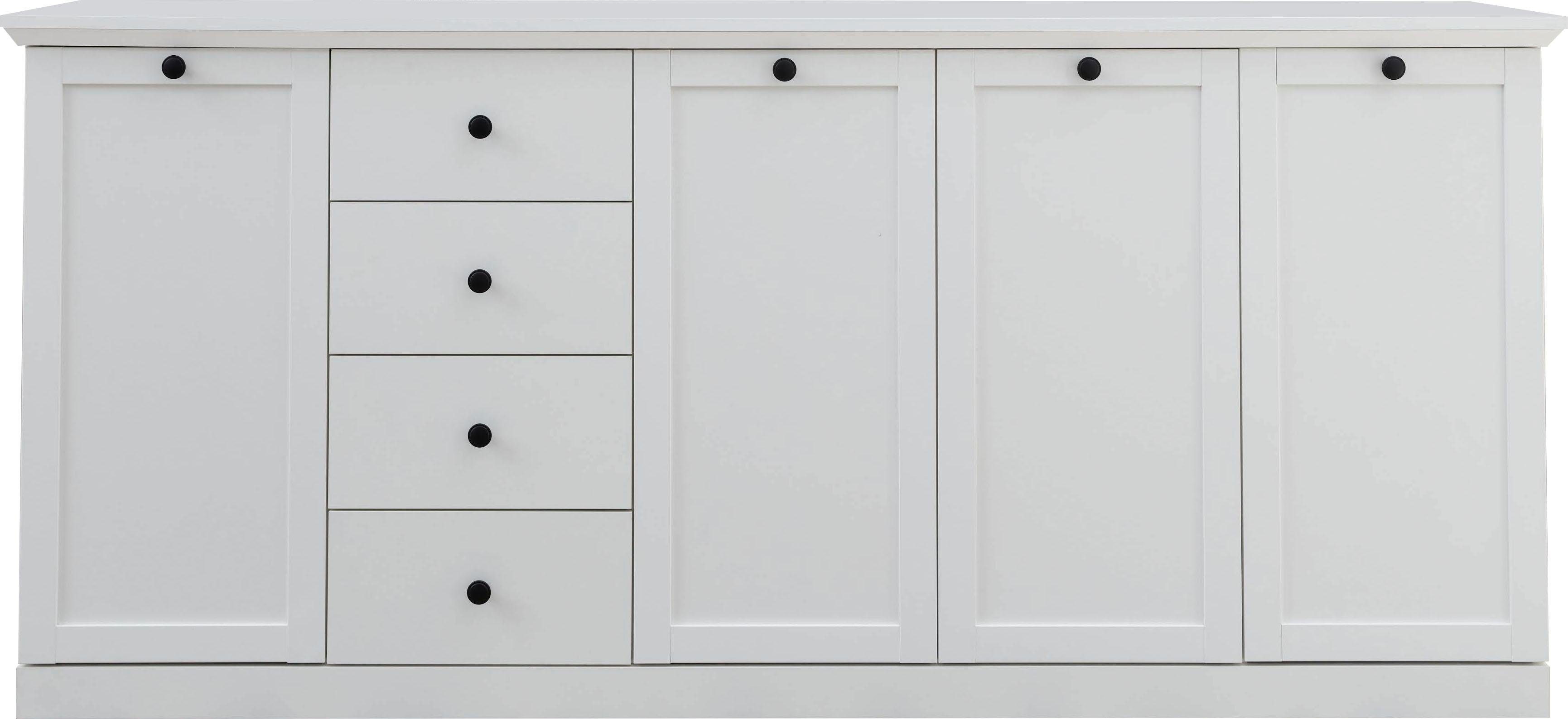 Home affaire Dressoir Örebro Commode, tijdloze landhuisstijl, met volledige uittrekbaarheid