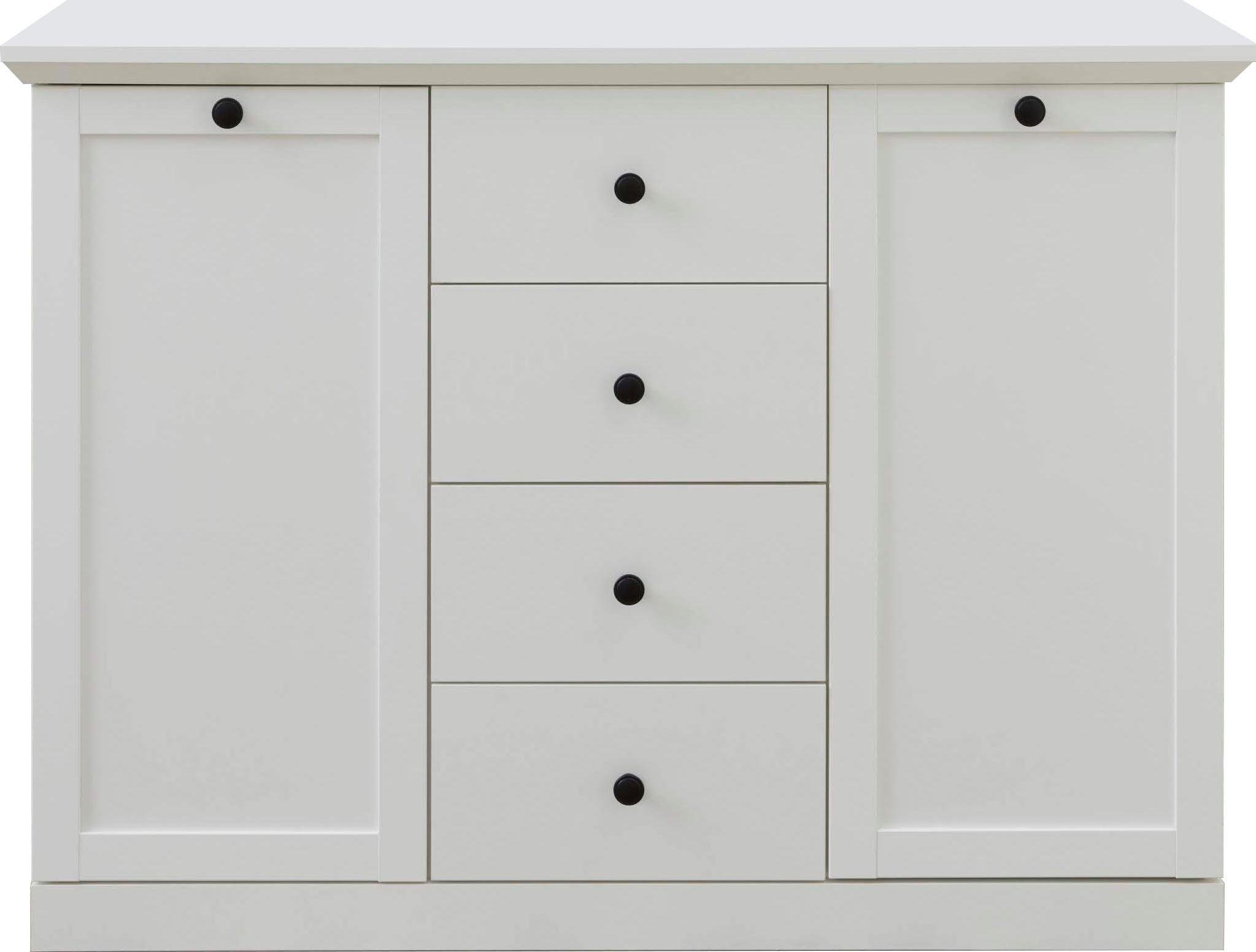 Home affaire Dressoir Örebro Commode, tijdloze landhuisstijl, met volledige uittrekbaarheid