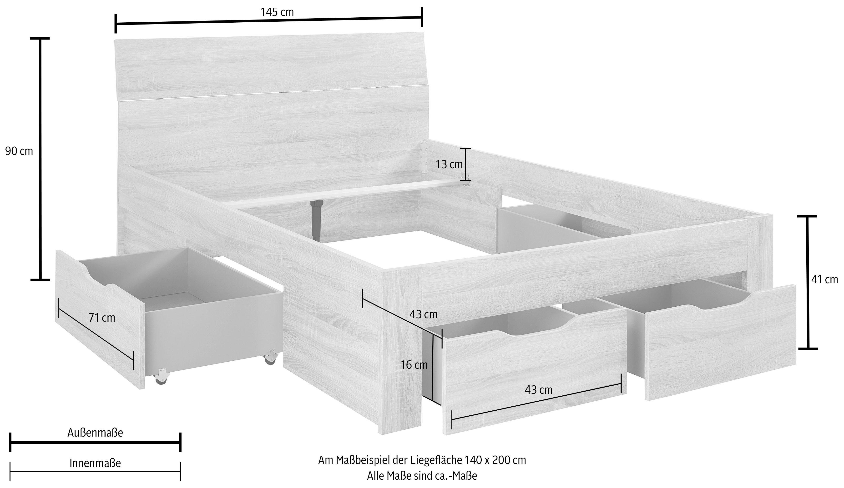 rauch Bed Flexx inclusief lades