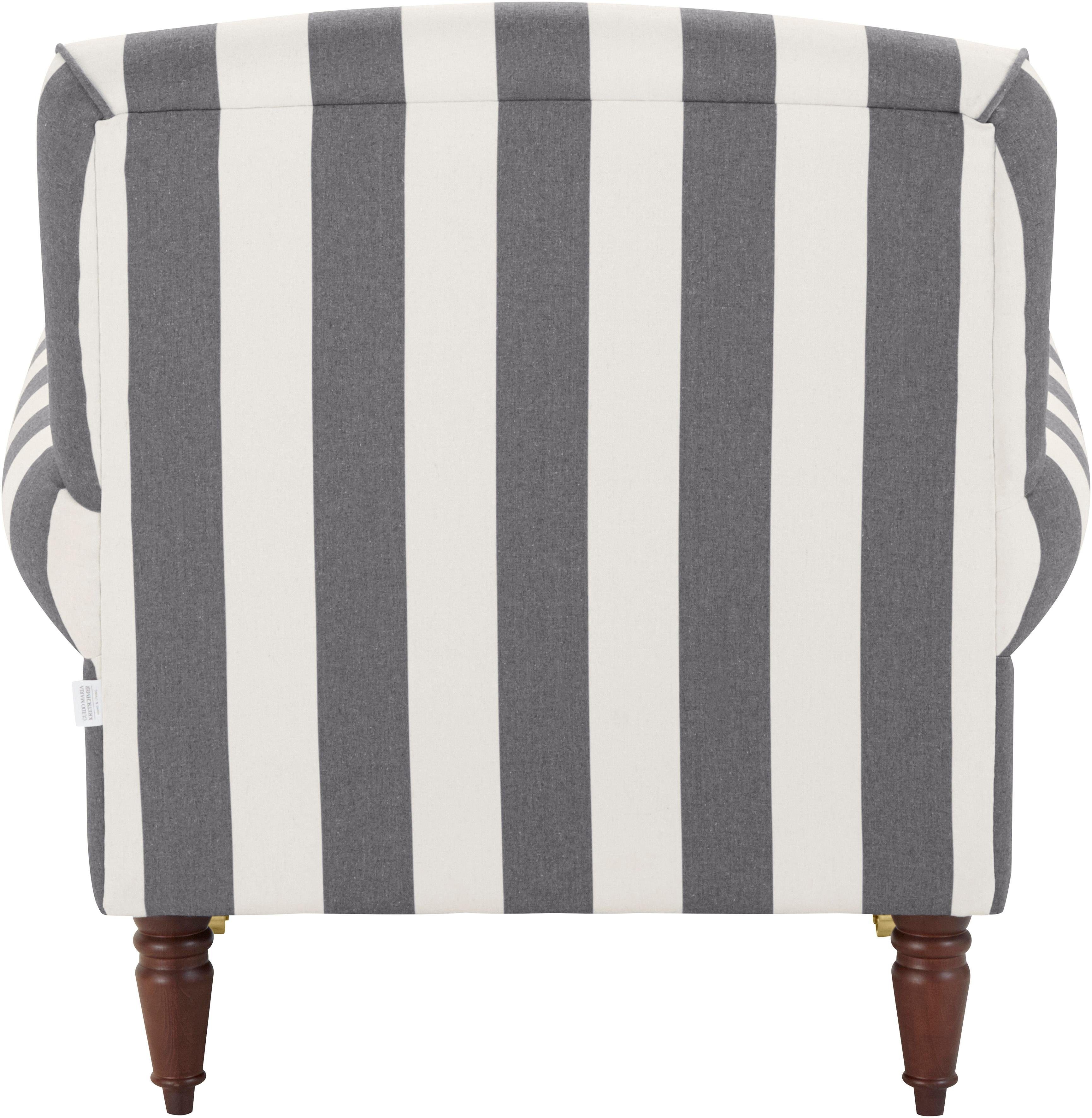 Guido Maria Kretschmer Home&Living Fauteuil Rennes in fluweellook of katoenmix