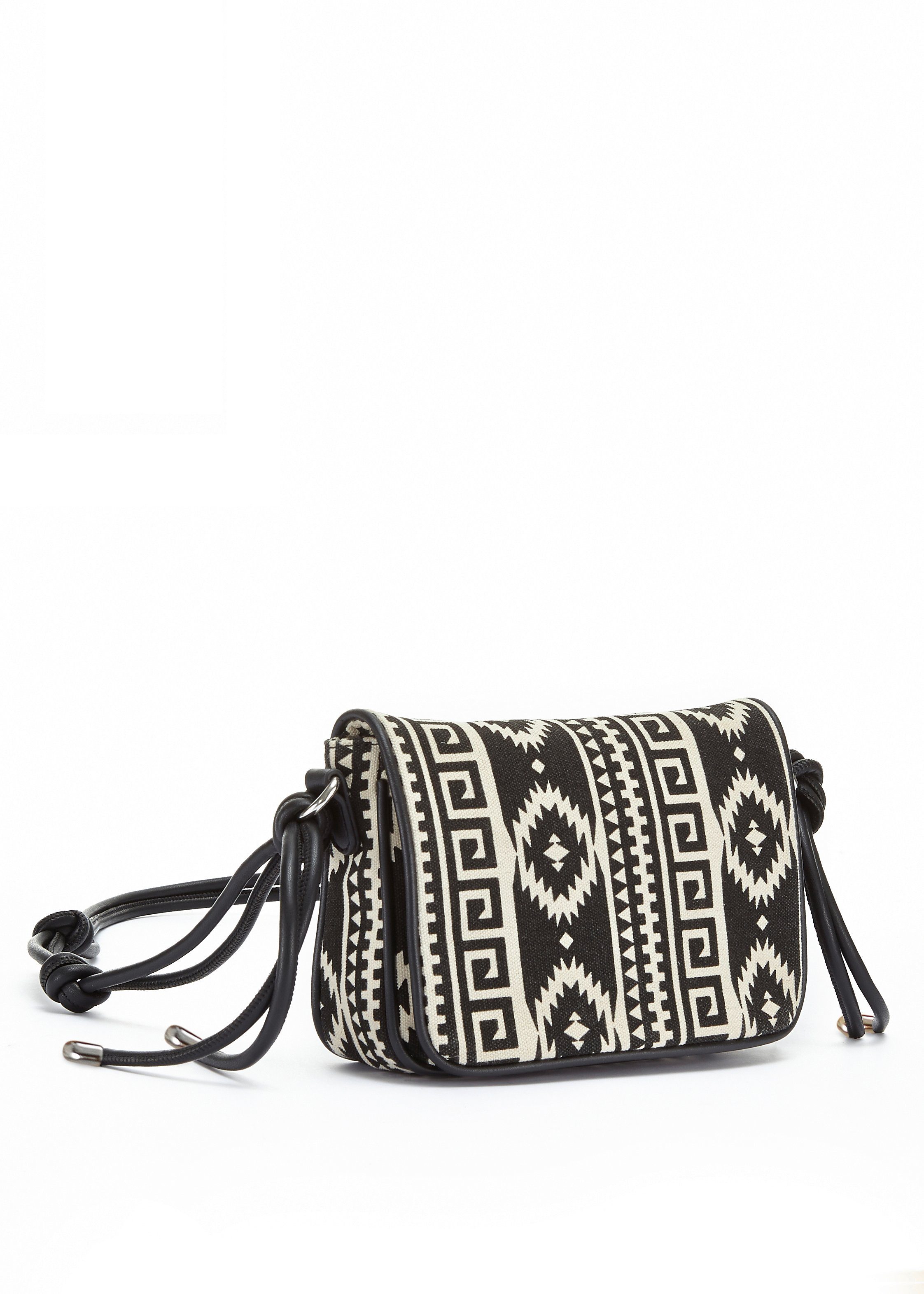 Lascana Schoudertas in etno-look, minibag, handtas, schoudertas, draagtas vegan
