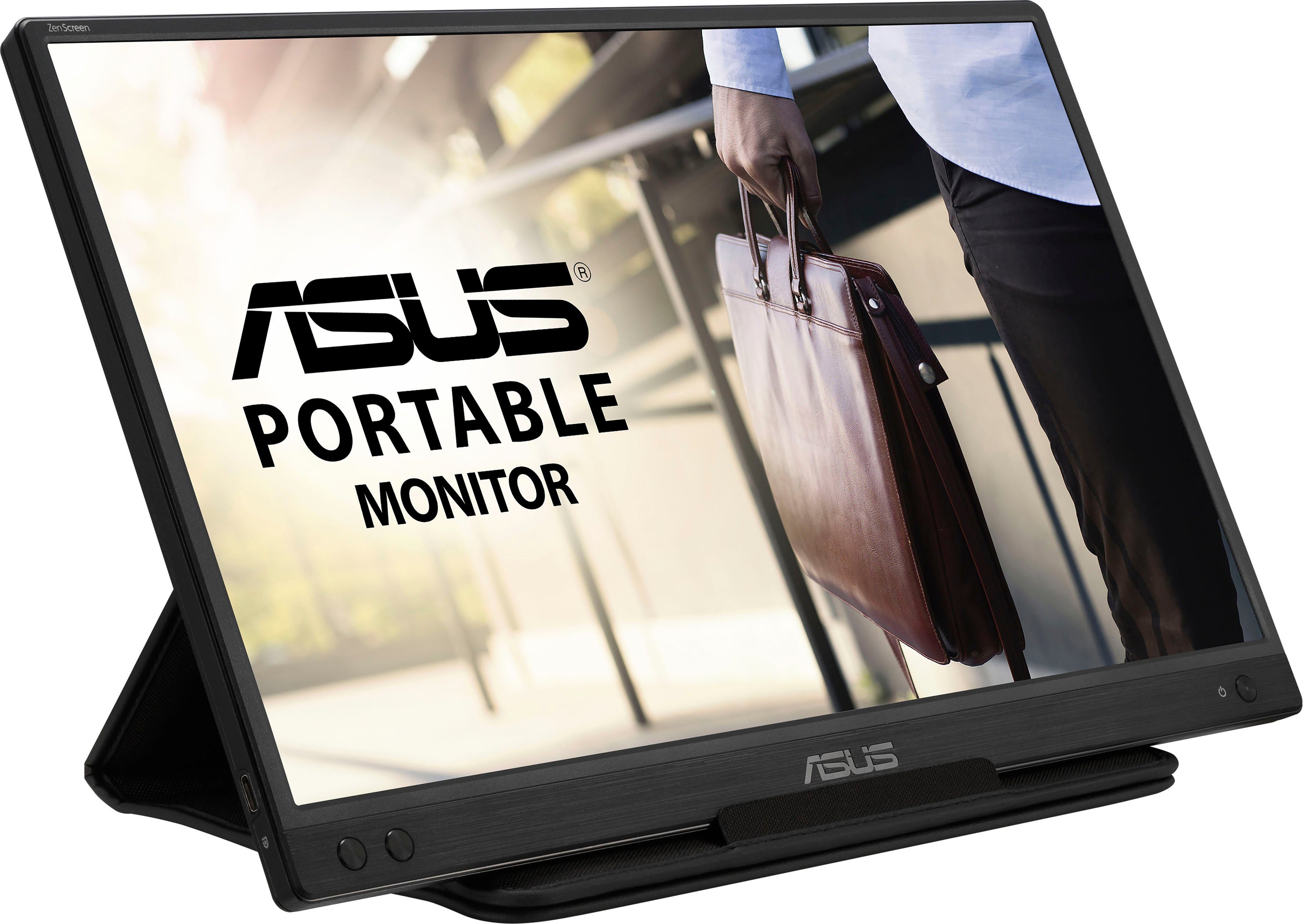 Asus Losse monitor MB166C, 40 cm / 16", Full HD