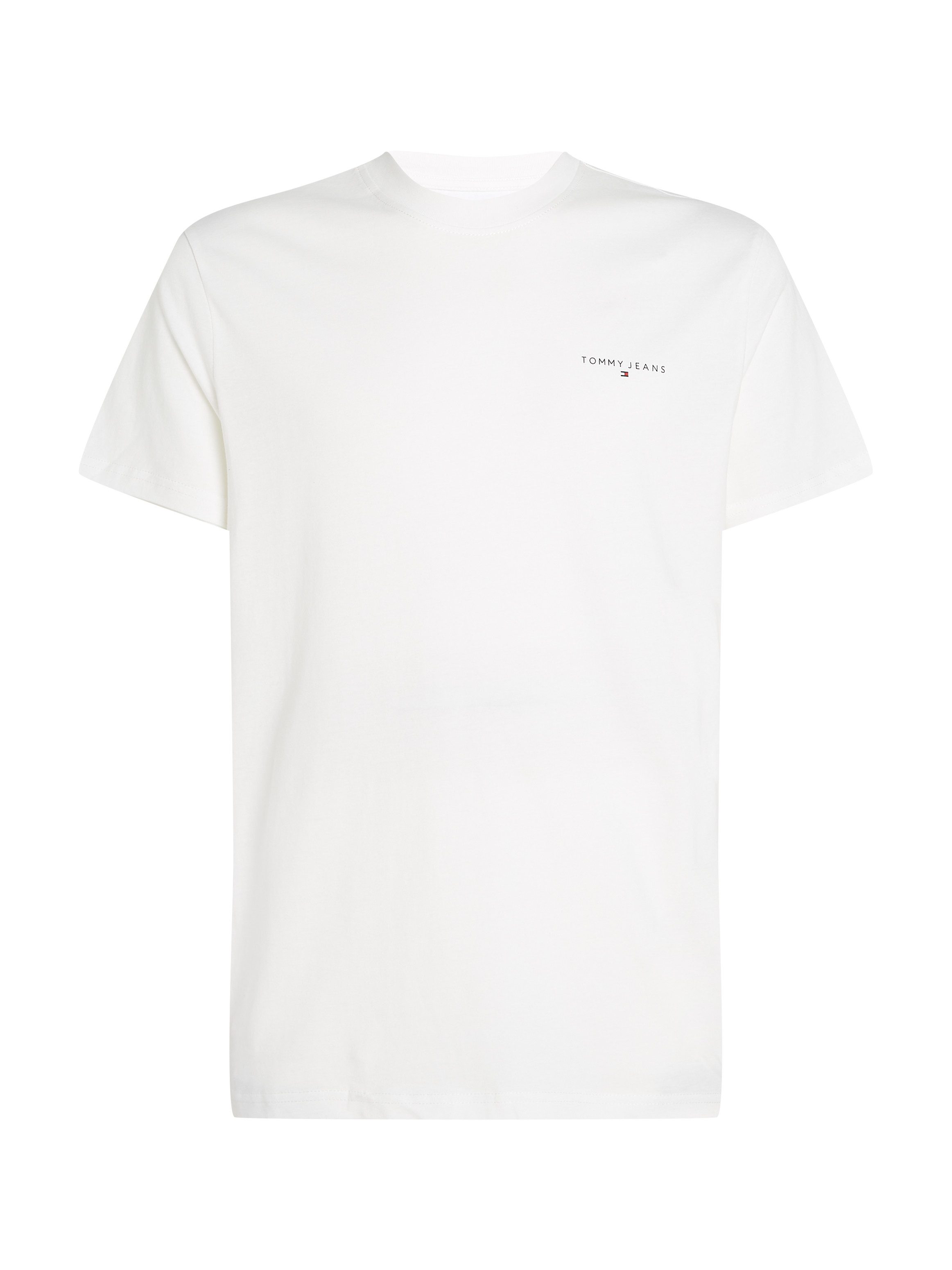 Tommy Jeans Plus Shirt met ronde hals TJM SLIM LINEAR CHEST SS TEE EXT