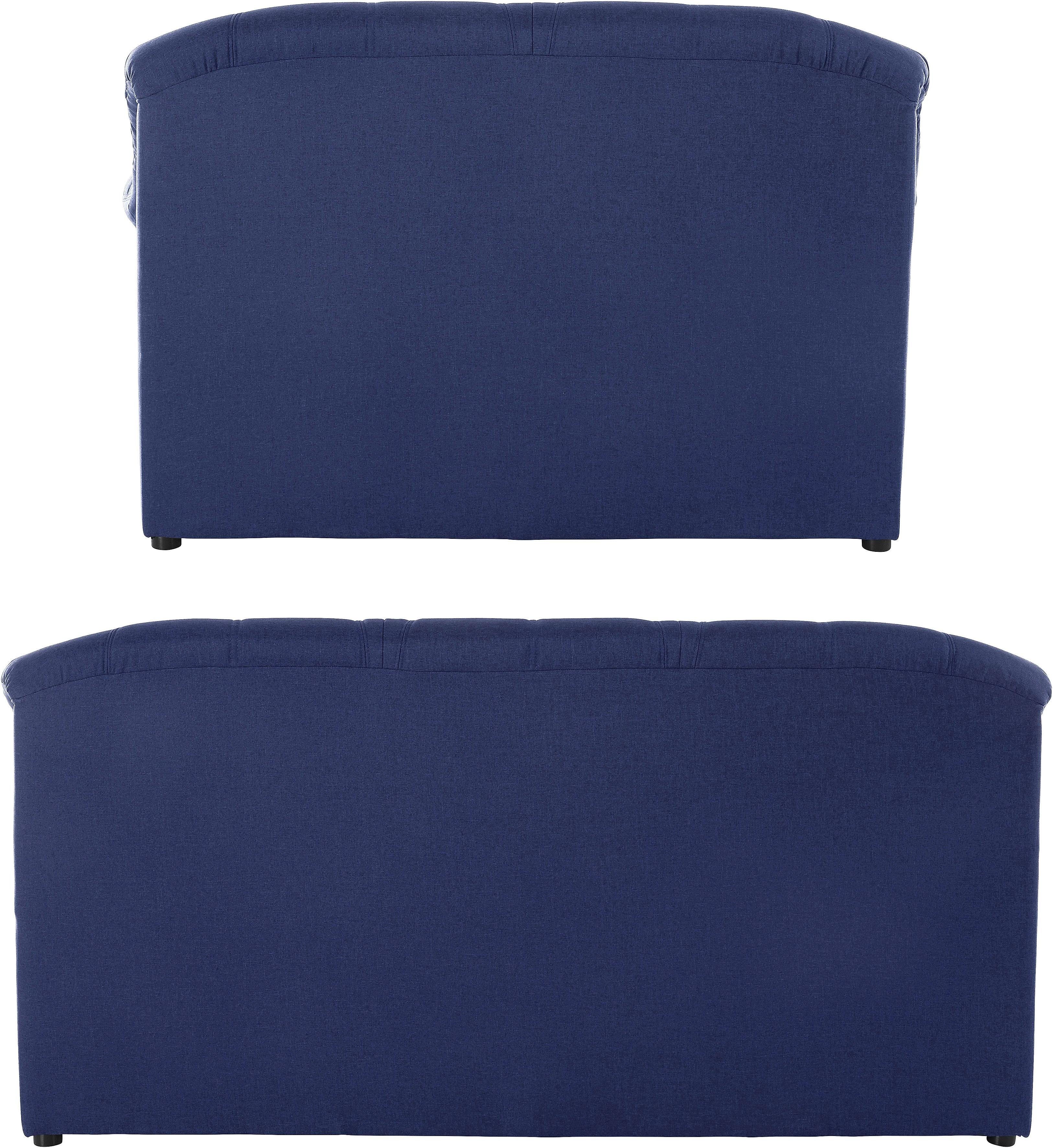 DOMO collection Zithoek Bahia Sitzbelastung 140 kg 3-zits & 2-zits set (set, 2-delig - 2-delig - 2-delig)